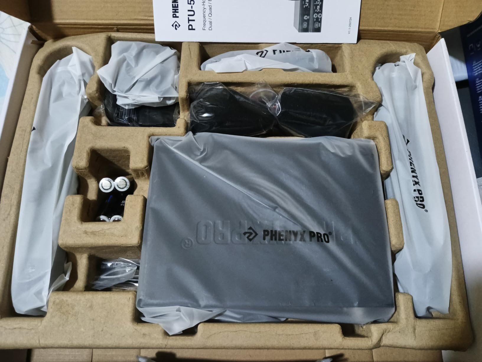Phenyx Pro Dual UHF Tunable Frequency Wireless Microphone System PTU-52-2H | 2 Metal Mics, 2 x 30 Frequencies, 200 ft Range, Live Vocals, Karaoke, Church Services, Singing, Wedding, DJ Events customer photo 2