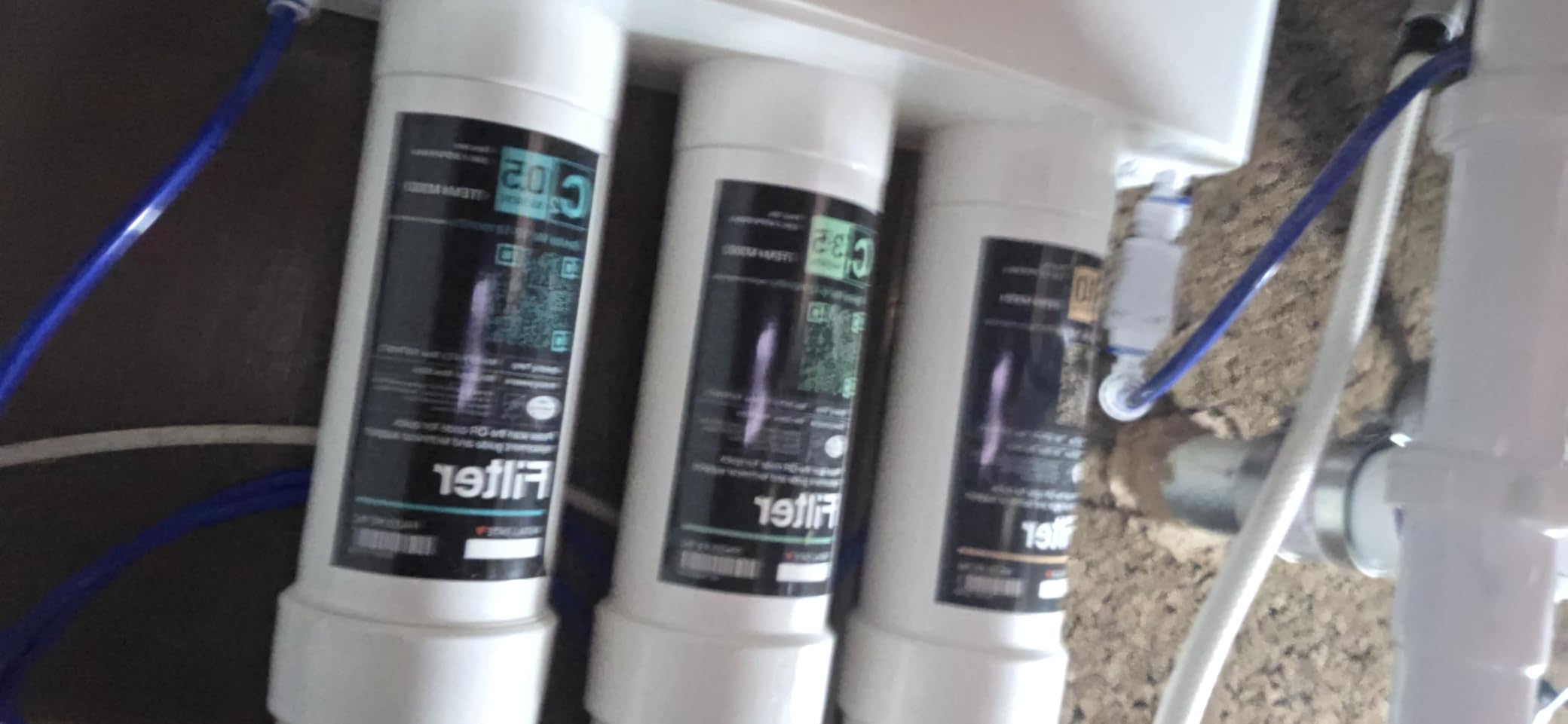 Frizzlife Under Sink Water Filter System, NSF/ANSI 53&42&372 Certified, 8 Layer 0.5 Micron Water Filtration Reduces PFAS, PFOA/PFOS, Chloramine, Lead, Chlorine, with Brushed Nickel Faucet, SP99 New customer photo 2