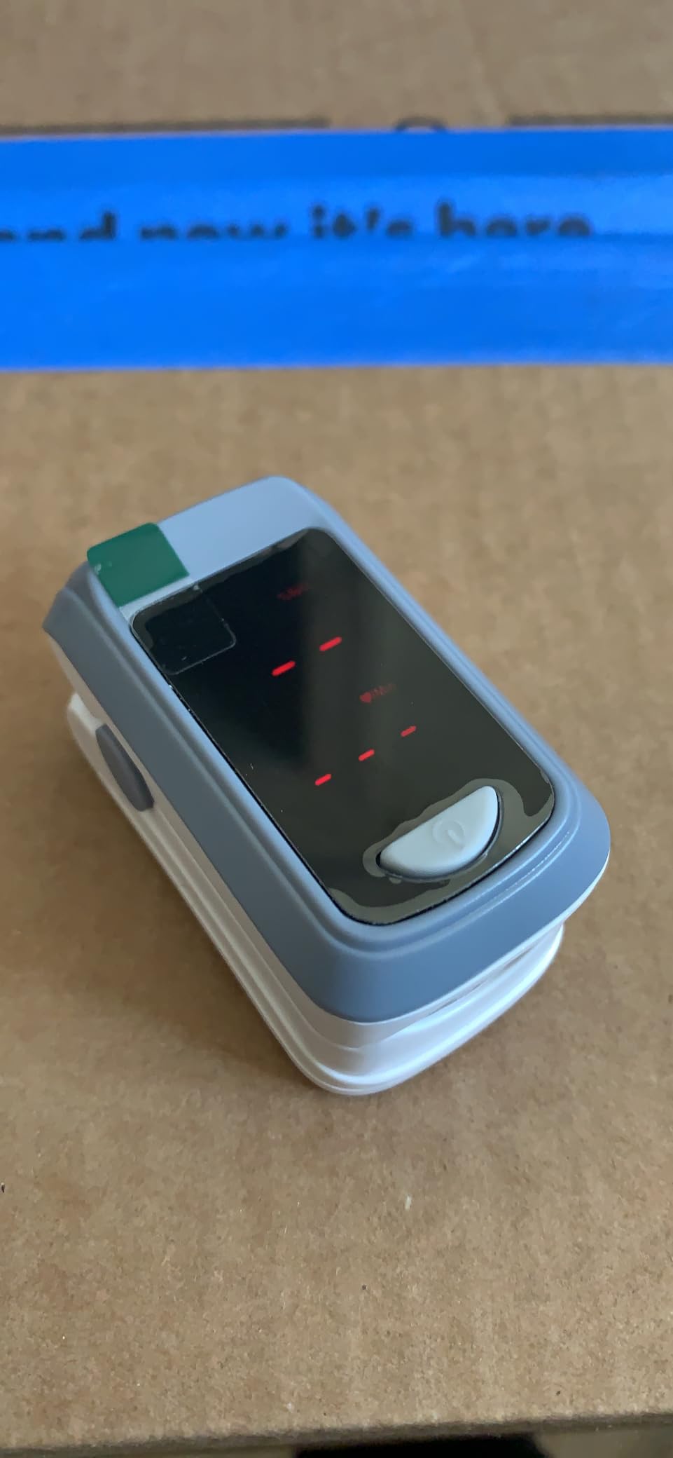 Healthtree JKS50B Pulse Oximeter Fingertip - Blood Oxygen monitor Fingertip with Perfusion Index, Fast 5-8s Reading, Large OLED Display, SpO2 & Heart Rate monitor for Home, Sports, Travel (Includes Batteries & Lanyard) customer photo 2