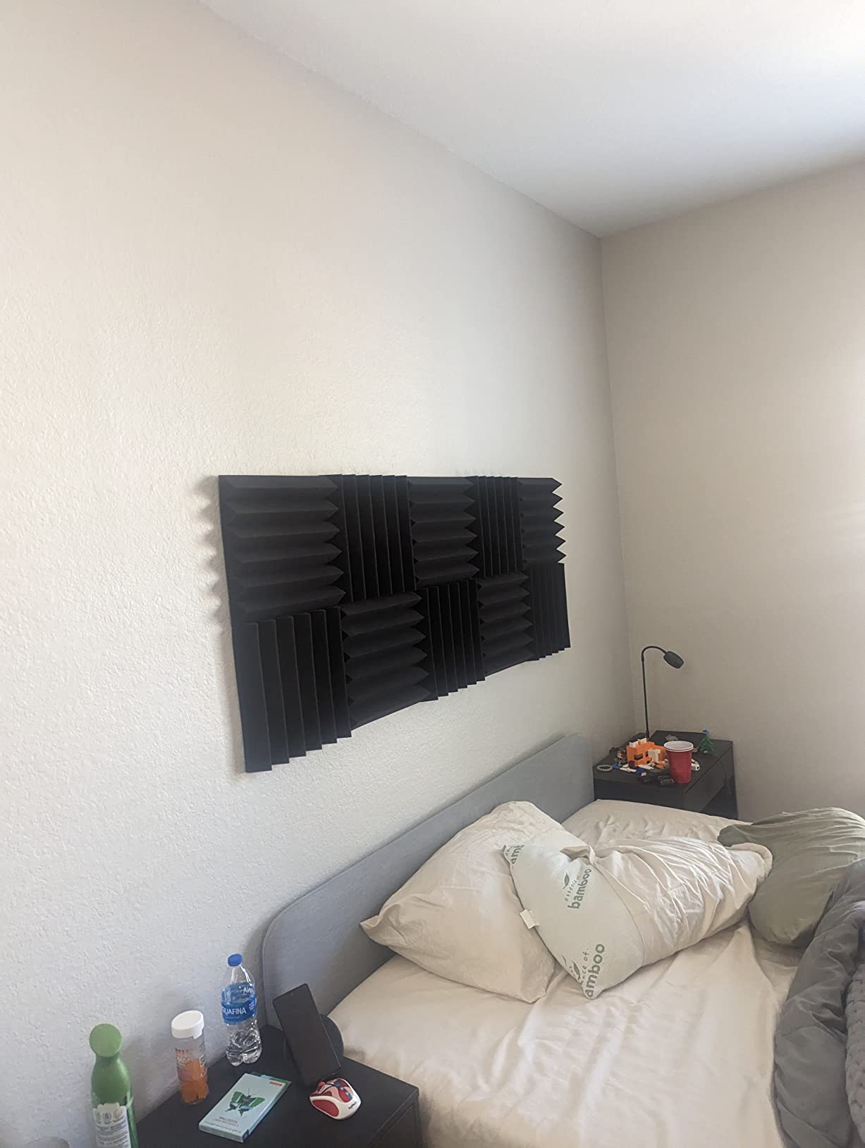 JBER 12 Pack Acoustic Foam Panels, Wedges Sound Proof Foam Panels for Walls | 1