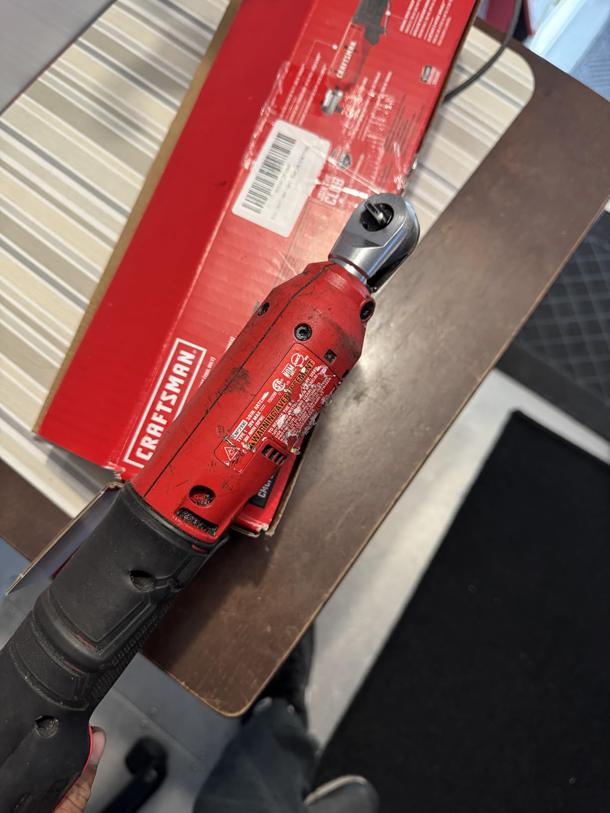 CRAFTSMAN V20 Cordless Ratchet Wrench, 3/8 inch Drive, 300 RPM, up to 35 ft-lbs of Torque, Bare Tool Only (CMCF930B) customer photo 1