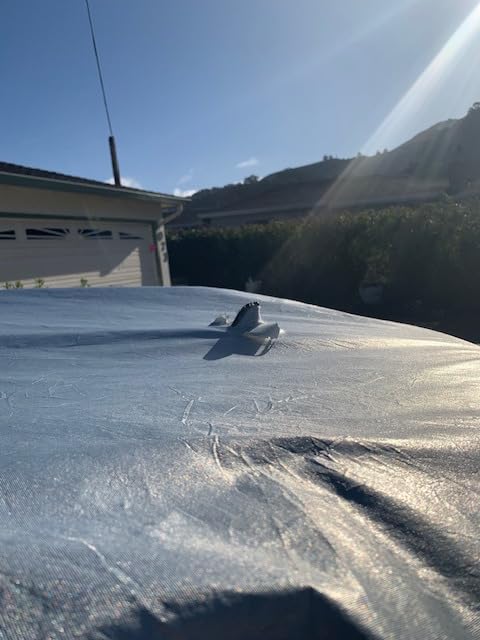 Car Cover, SUV Waterproof Car Covers for Automobiles All Weather Season UV Hail Protection Snowproof Full Car Cover, Outdoor Full Cover Universal Fit SUV Up to 190'' customer photo 2