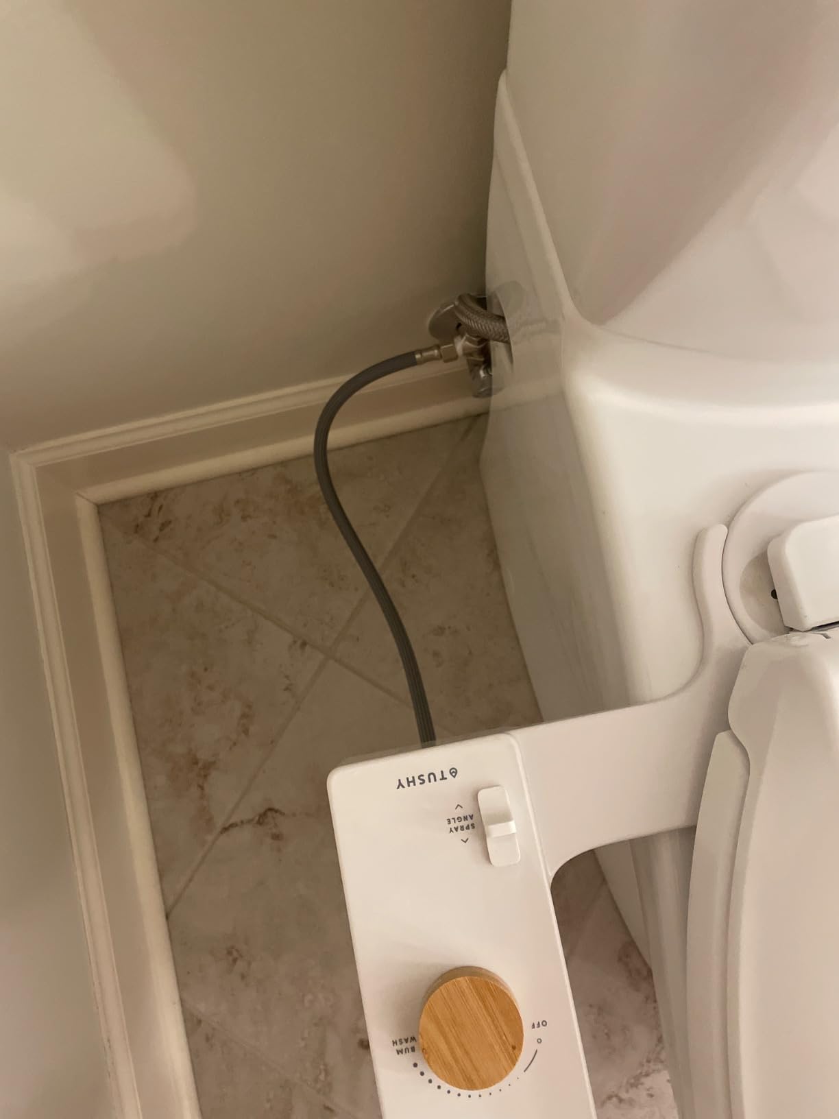 TUSHY Classic 3.0 Bidet Toilet Seat Attachment, Brushed Nickel | Non-Electric, Self Cleaning Water Sprayer, Adjustable Pressure Nozzle, Angle Control, Easy Home Installation customer photo 1