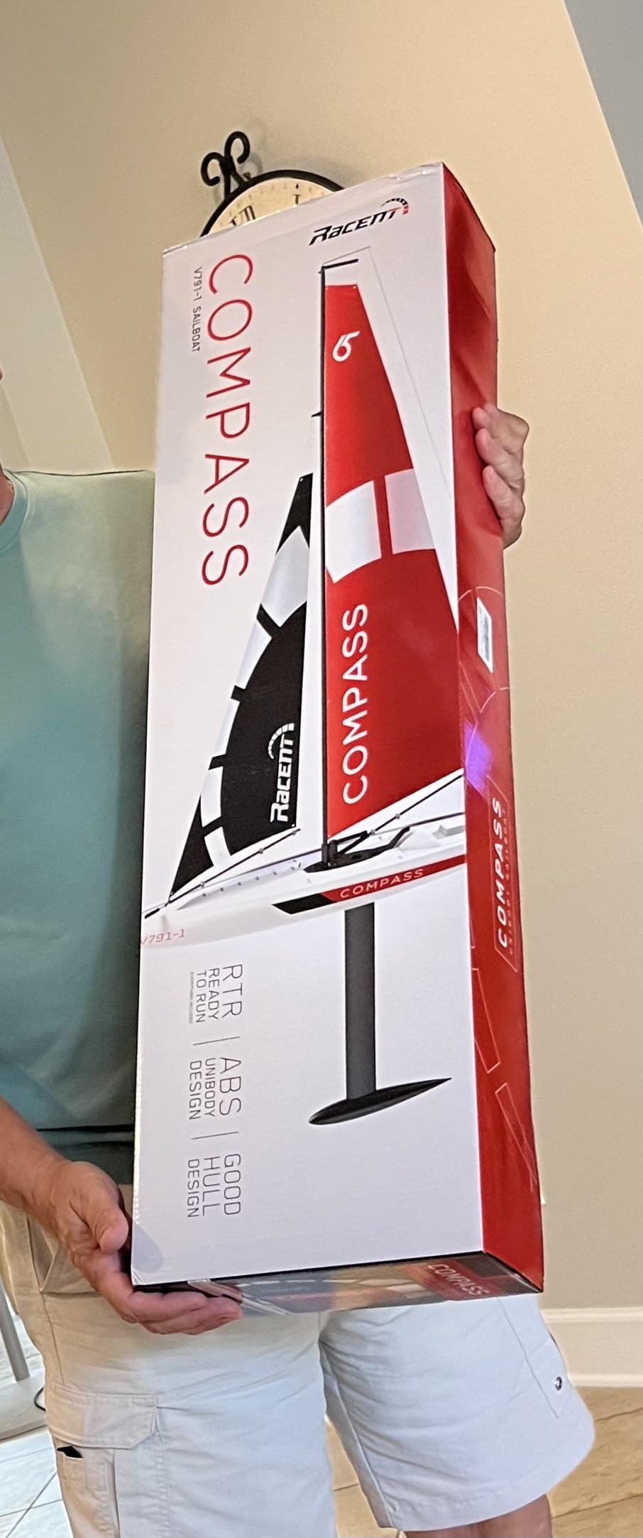 53 Remote Control Boat Wind Power 2.4G Unpowered Assembled Electric RC Sailing Boat for Hobby Adults (S) customer photo 2