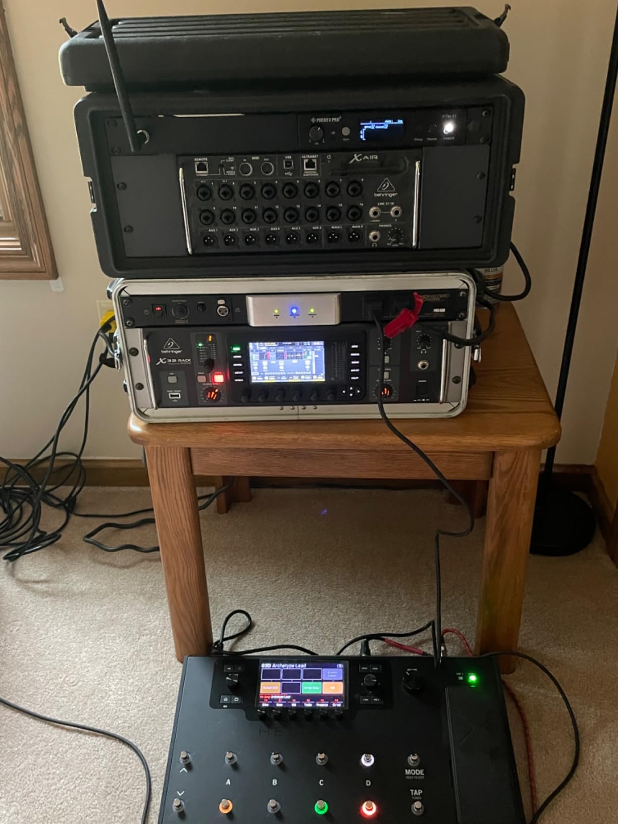 Phenyx Pro UHF Mono Wireless in-Ear Monitor System PTM-11, Metal Wireless IEM System, Bodypack Receiver, 50 Adjustable Frequencies, Separate Outputs, 164ft Range, for Band and Studio customer photo 1
