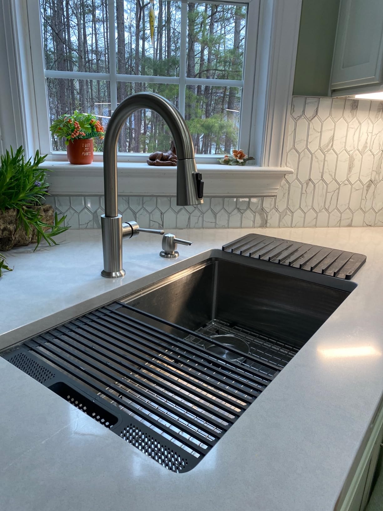 DELTA FAUCET 95B932-32S-SS Lorelai Workstation Kitchen Sink Undermount Stainless Steel Single Bowl customer photo 1
