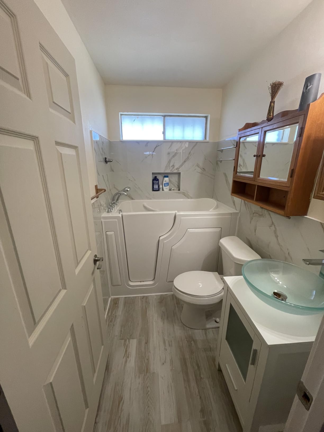 FerdY Floridian 55x33 Walk-in Bathtub with Right-Side Door Opening and Quick Fill and Drain System, Rectangular Soaking Bathtub in White customer photo 1
