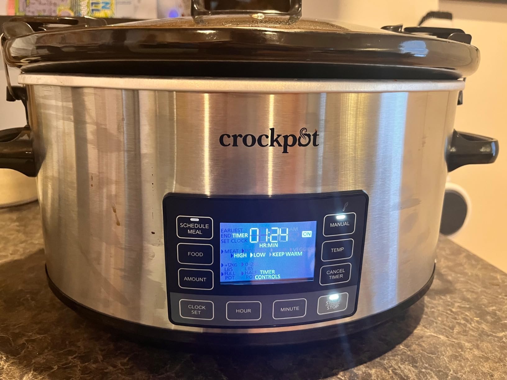 Crock-Pot 7-Quart Slow Cooker, Portable Programmable with Timer, Locking Lid, Stainless Steel; an Essential Kitchen Appliance, Perfect for Families and Gatherings customer photo 2