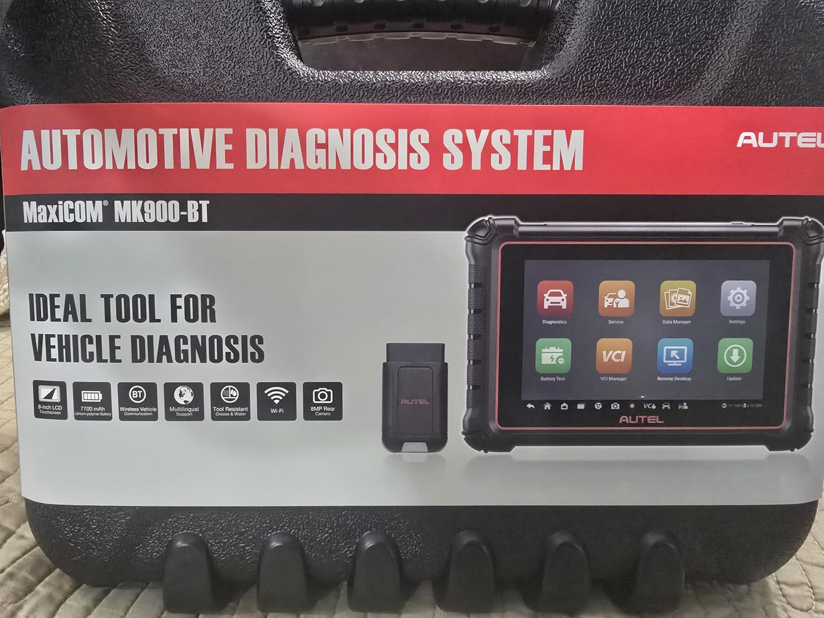 Autel Scanner MaxiCOM MK900BT Bidirectional Tool, 40+ Service, CAN-FD & DoIP, 3000+ Active Test, All System Diagnostic customer photo 1