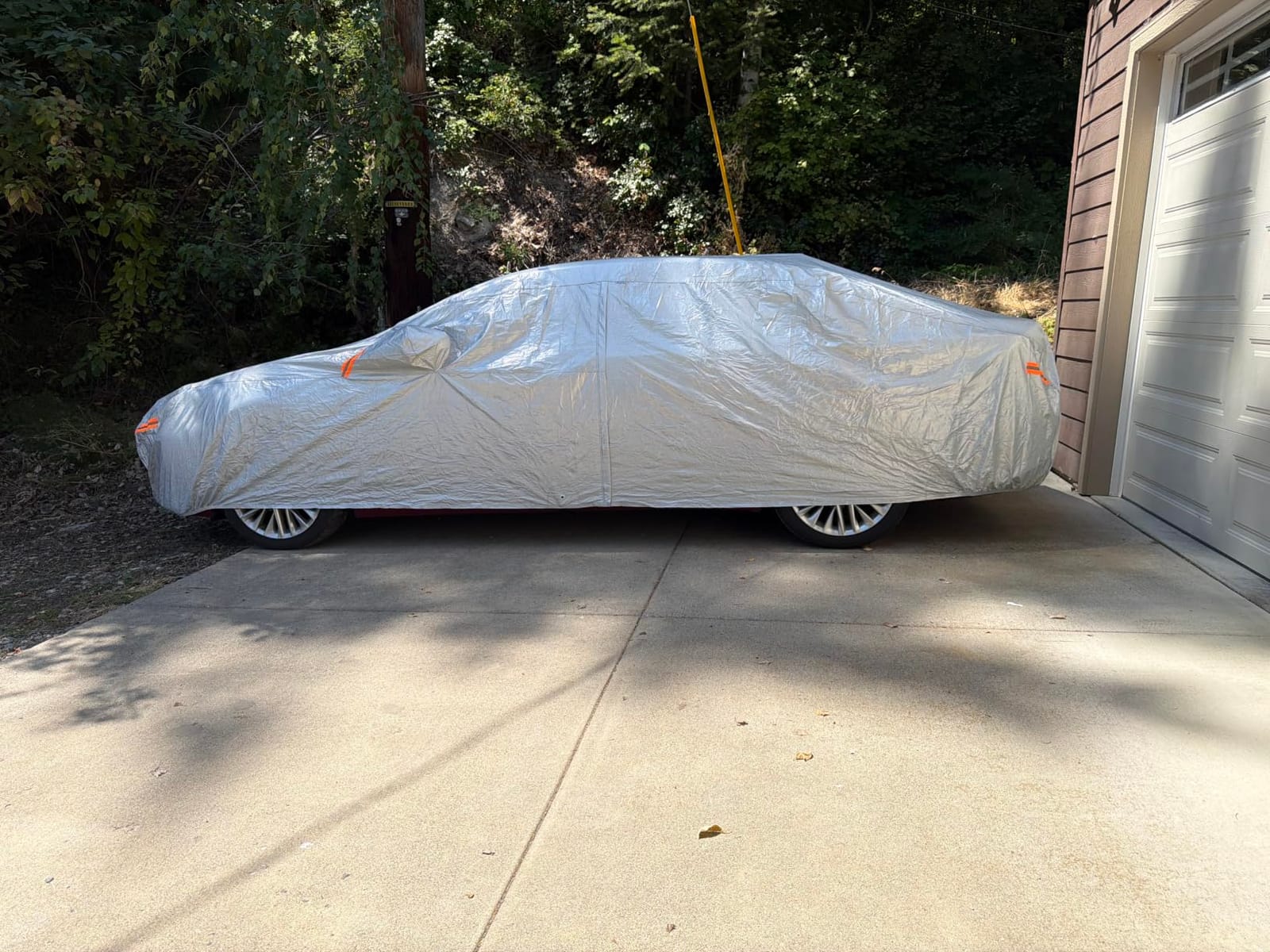 EzyShade Multi-Layer Car Cover Waterproof All Weather - See Vehicle Size-Chart - Outdoor Full Exterior Covers for Automobiles - Sedan Hatch SUV - Rain Snow Sun UV Protection. Size A5 (See SizeChart) customer photo 1