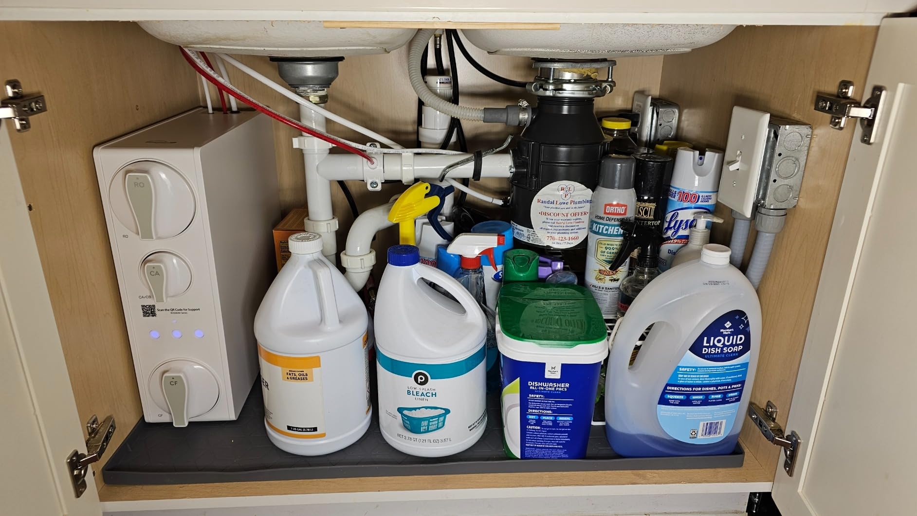 iSpring RO500AK Alkaline Reverse Osmosis System, NSF 58 Certified, 500 GPD | Under Sink Tankless RO Water Filter, Fill 8 oz in 10 s, 2:1 Low Drain Ratio, TDS PFAS Reduction, Auto Flush, Filter Reminder customer photo 2