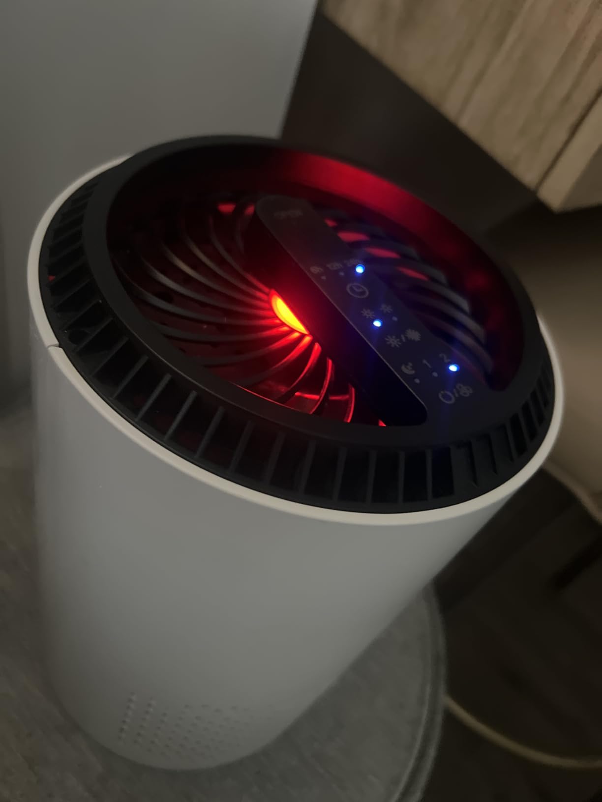 AROEVE Air Purifiers for Bedroom with Sleep Mode Speed Control - MK01A(White) | Energy Star, 360-Degree Air Inlets, 22dB Noise Level, Aromatherapy Function customer photo 1