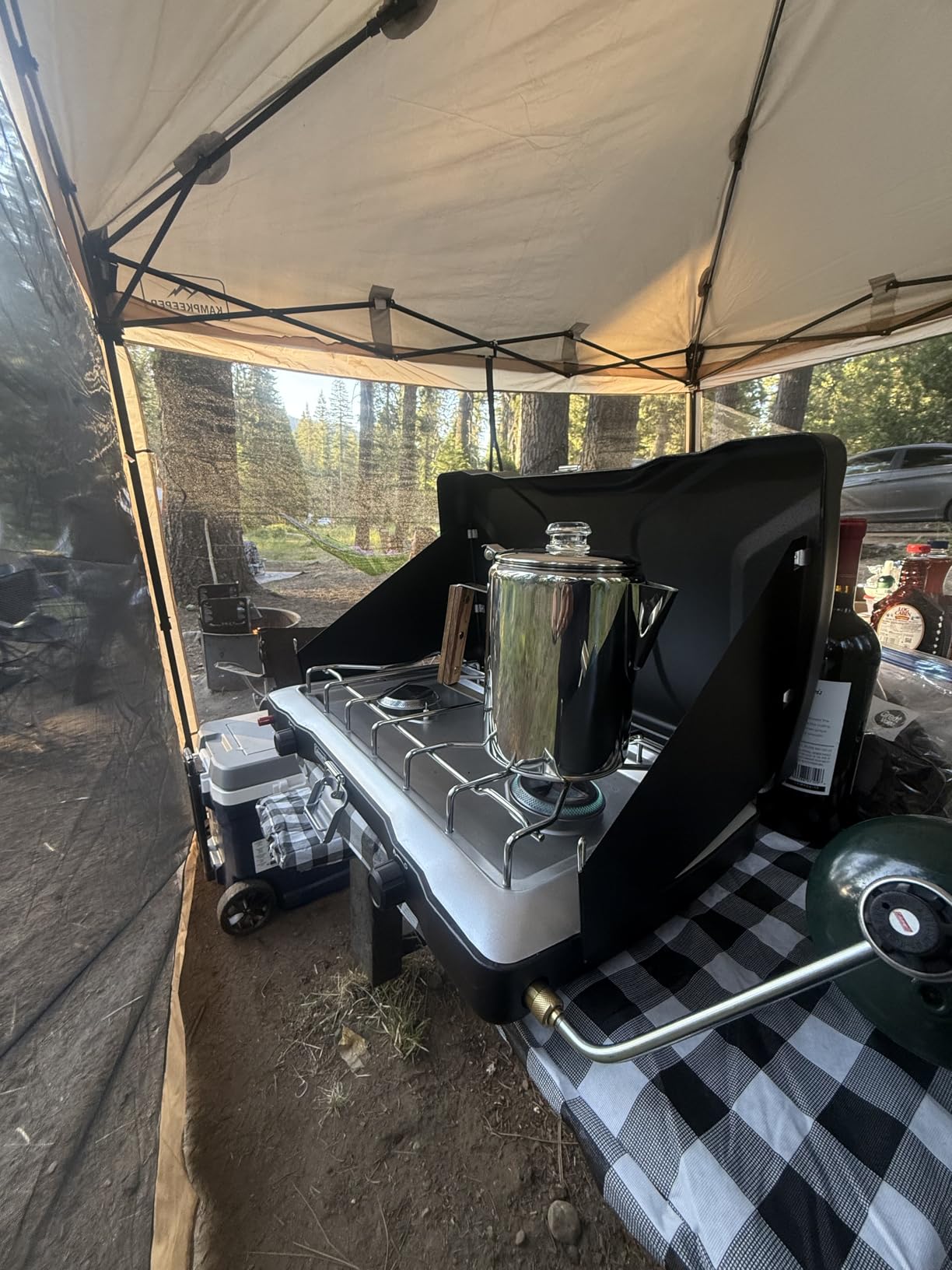 Coleman Triton+ 2-Burner Propane Camping Stove with InstaStart Ignition, Portable Camping Cooktop with 2 Adjustable Burners & Wind Guards, 22,000 BTUs of Power for Camping, Tailgating, Grilling customer photo 1