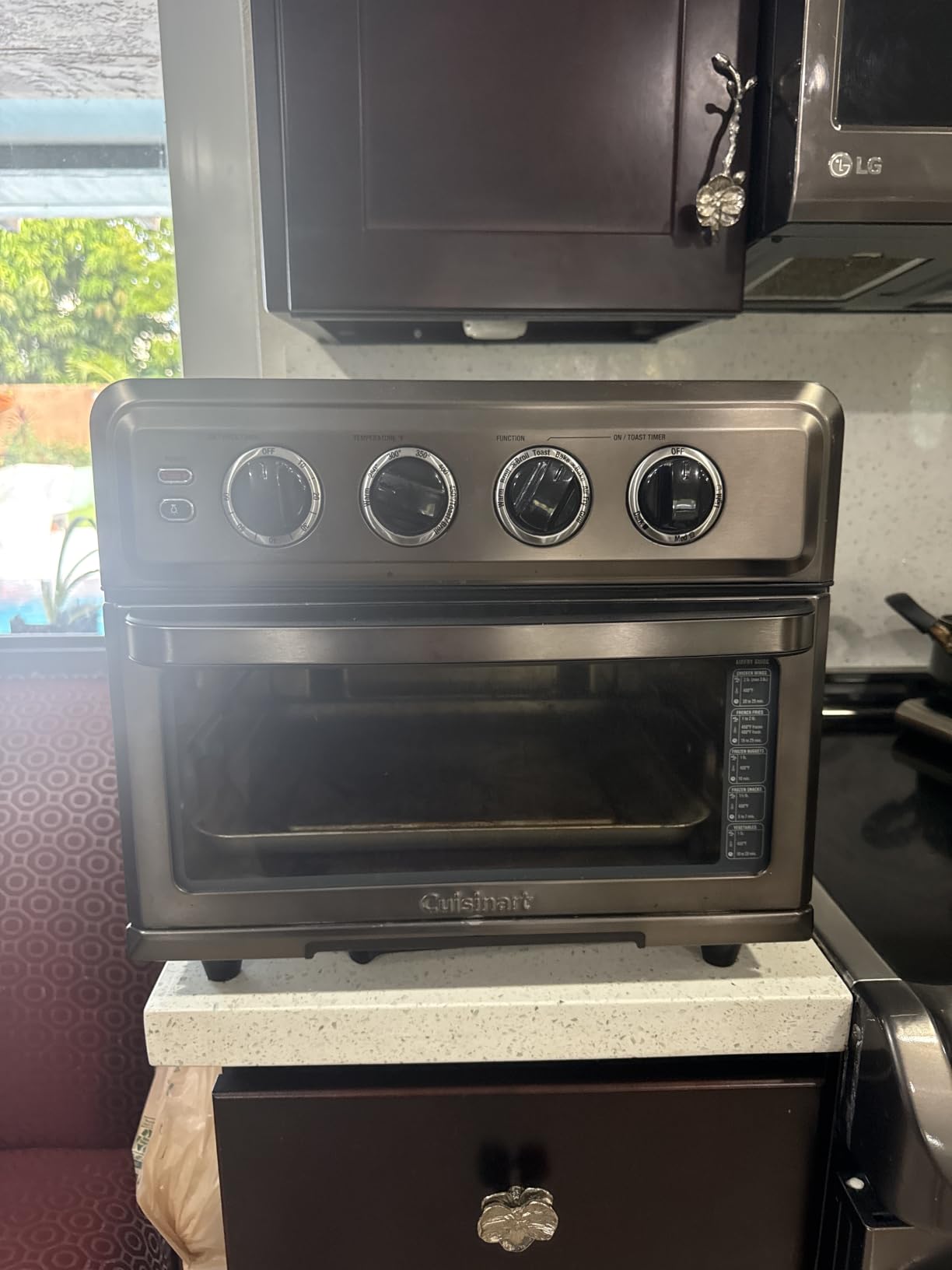 Cuisinart Air Fryer Toaster Oven, 1800W, 8-in-1 with Air Fry, Convection, Broil & Warm, 0.6 Cubic Feet, 60-Minute Timer, TOA-70NAS, Stainless Steel | 1800W power, 0.6 cu. ft. capacity, convection, broil and warm modes, 60-minute timer customer photo 2