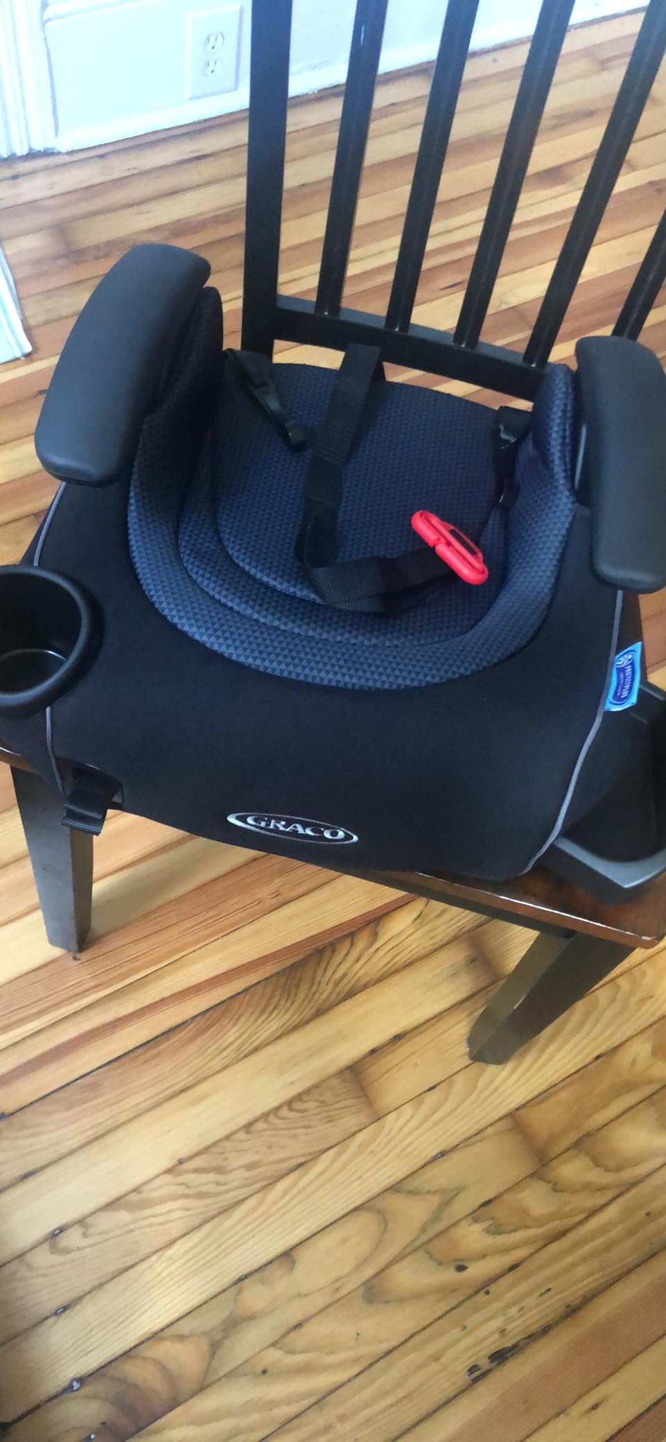Graco® TurboBooster® LX Backless Booster with Affix Latch | Backless Booster Seat for Big Kids Transitioning to Vehicle Seat Belt (Rio) customer photo 1