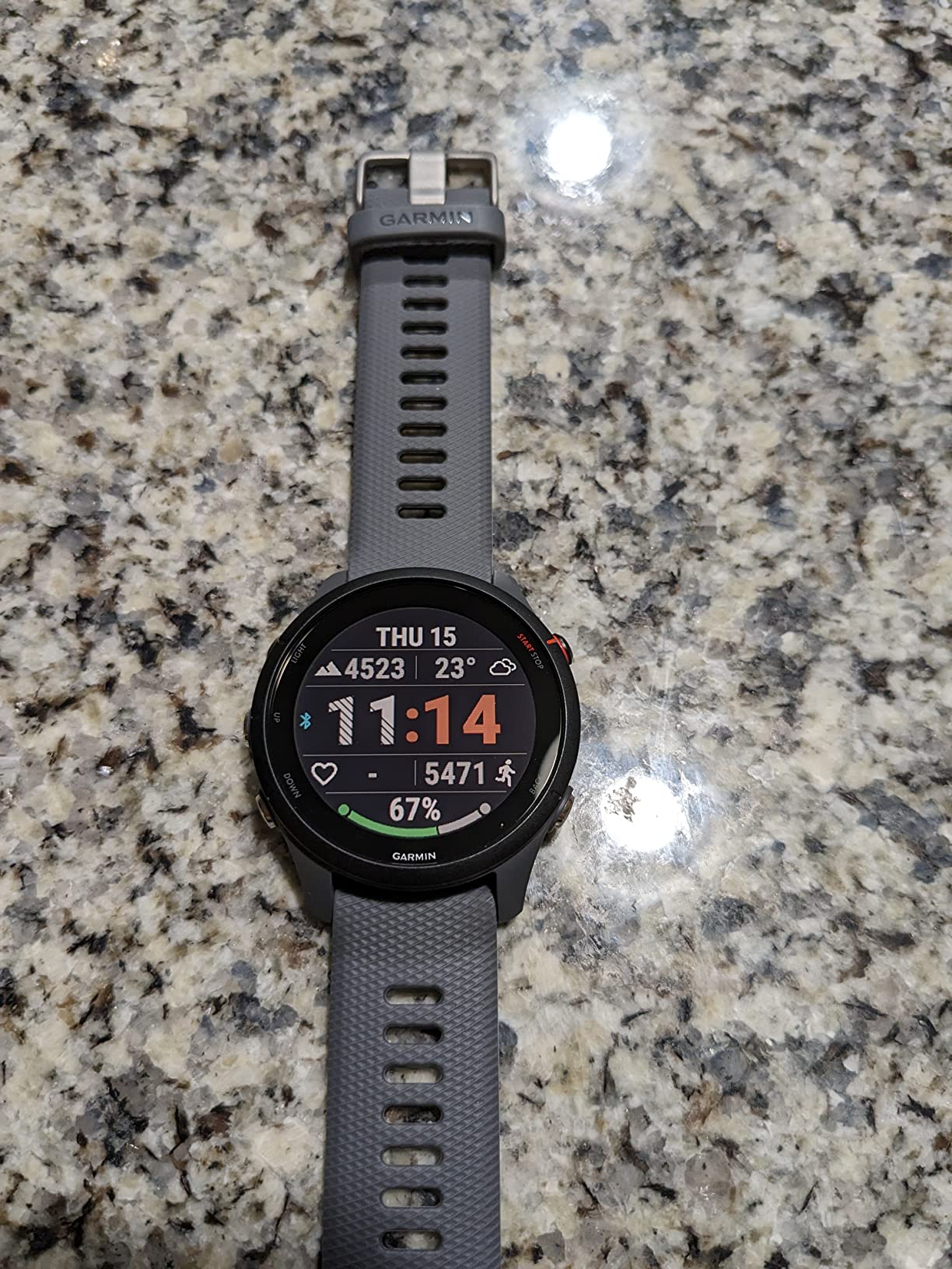 Garmin Forerunner 255, GPS Running Smartwatch, 46mm, Slate Gray | Lightweight, Training Readiness, Wrist-Based Running Dynamics & Power, HRV Status, Daily Suggested Workouts, Garmin Coach customer photo 2