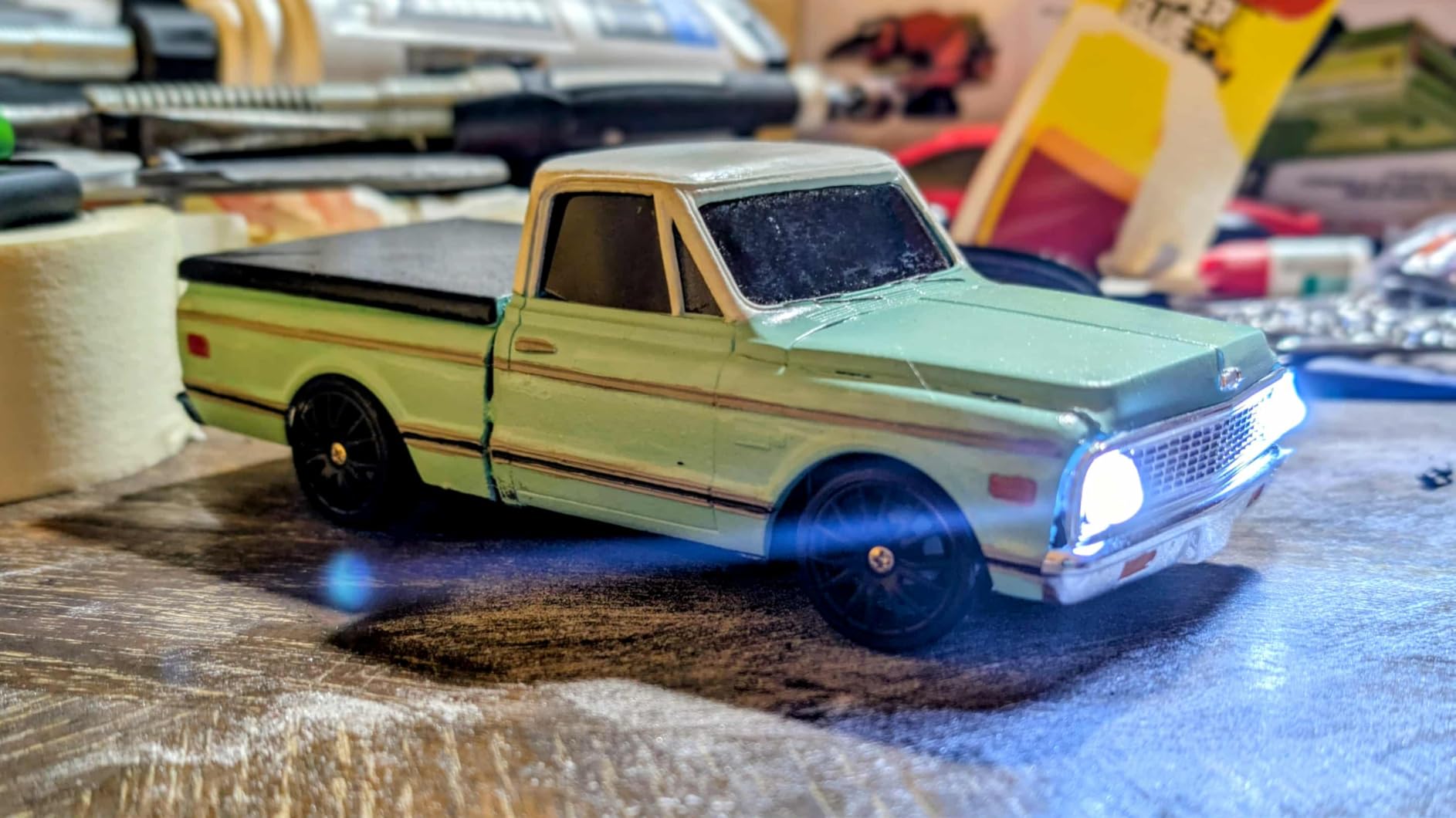 Remote Control Car RC Drift Car 2.4GHz 1:24 Scale 4WD 20KM/H High Speed Model Vehicle with LED Lights Drifting Tire Racing Sport Toy Car for Adults Boys Girls Kids Gift customer photo 2