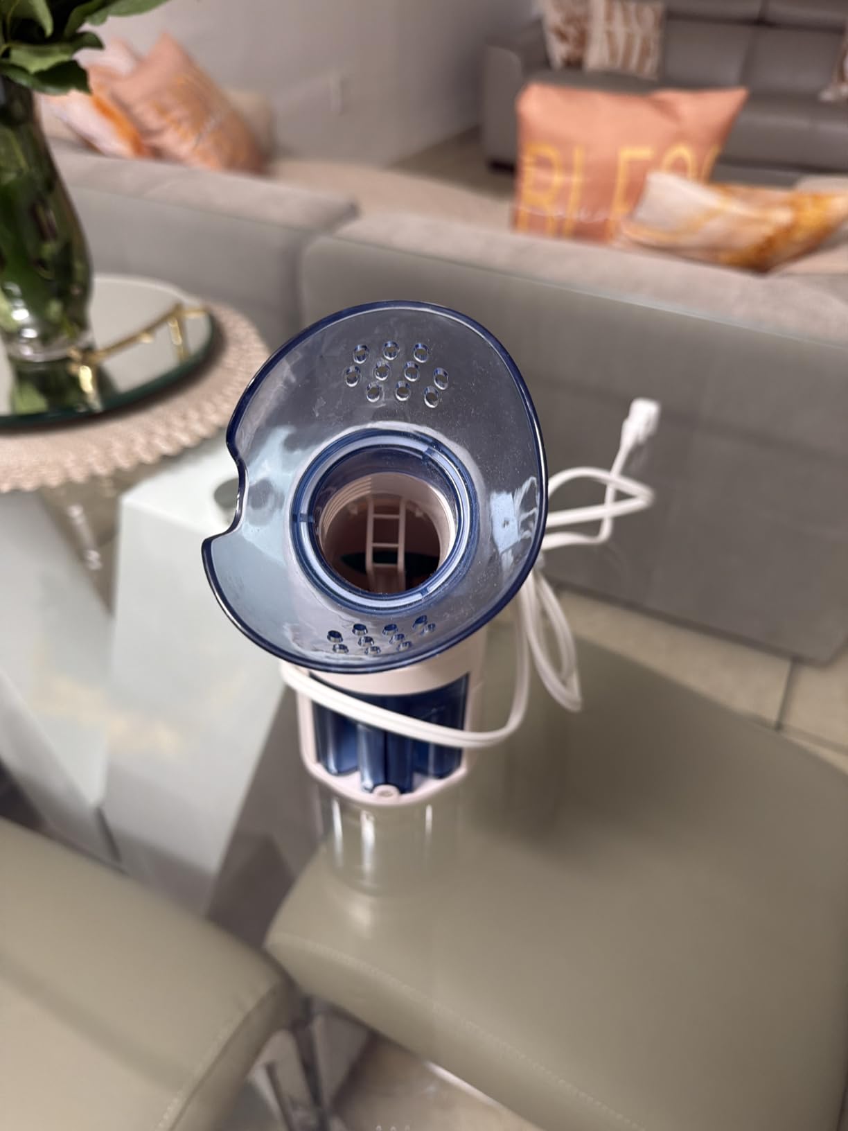 HealthWise Steam Inhaler Respiratory Vapor Therapy | Soothing Steam for Sinus, Congestion & Cough Comfort, Facial Steamer, Includes Mask customer photo 2