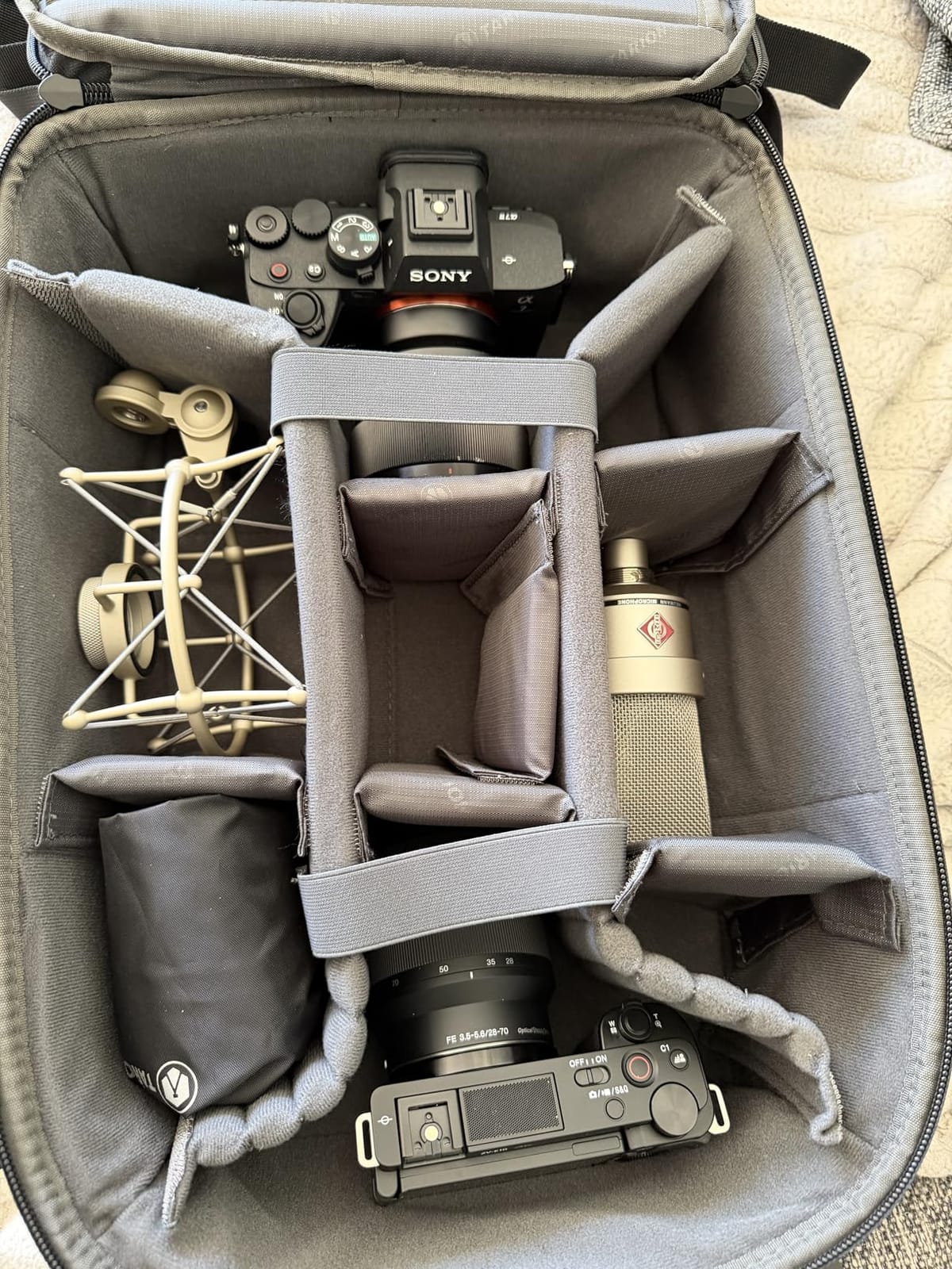 TARION Hard Shell Camera Backpack Bag for Photographers Compact 13L TRH | 3-Side Hard Case, 14.5