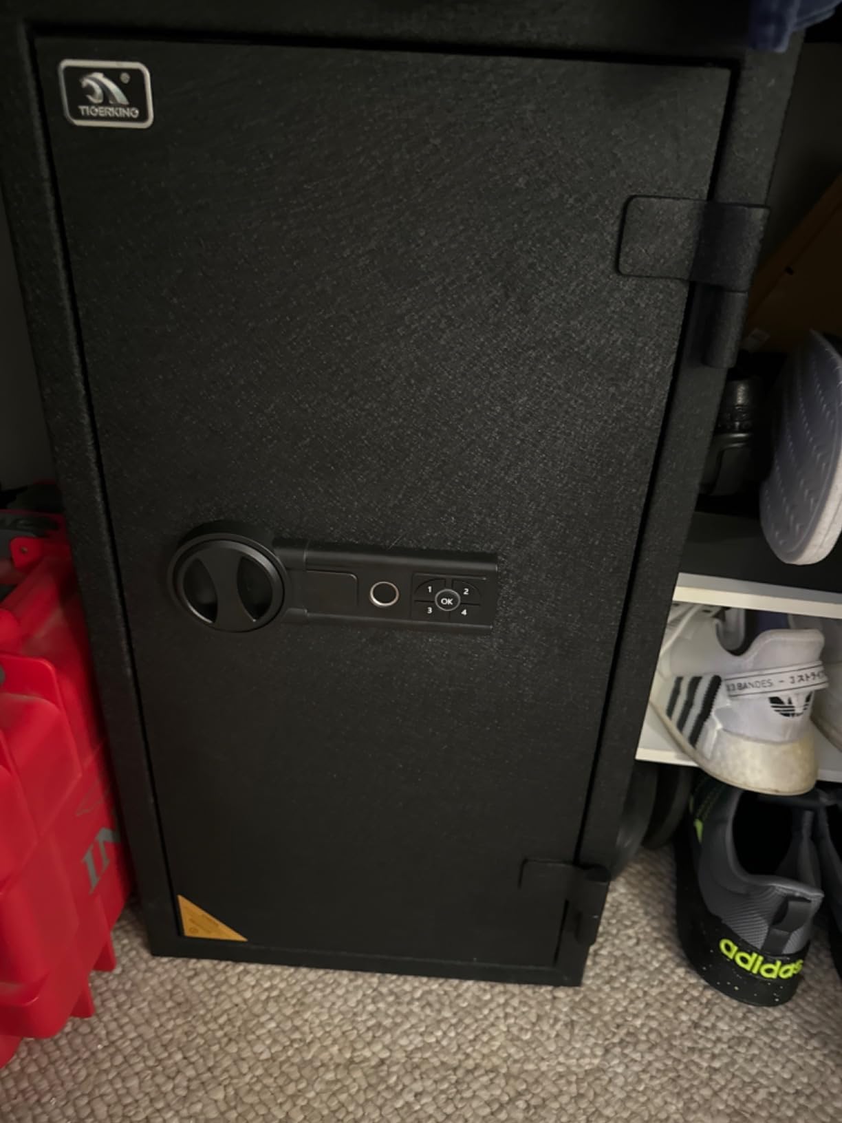 TIGERKING 3.47 Cu Ft Fireproof Safe for Home Office, 30-Min Fire Protection At 1700°F, Digital Keypad Lock, Removable Shelves customer photo 1