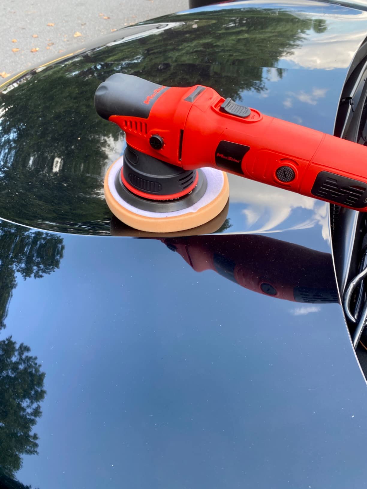 Maxshine M8S V2 Dual Action Polisher - 8mm Throw Random Orbital Buffer, 1000W Detailing Machine with 5