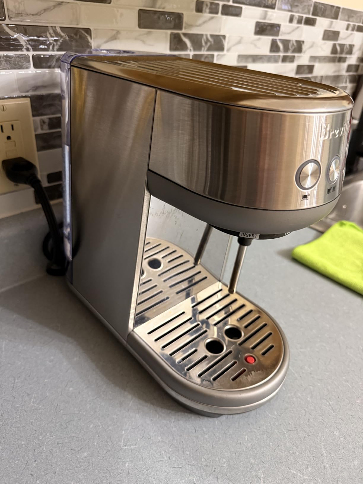 Breville BES450BSS Bambino Espresso Machine, Brushed Stainless Steel customer photo 1