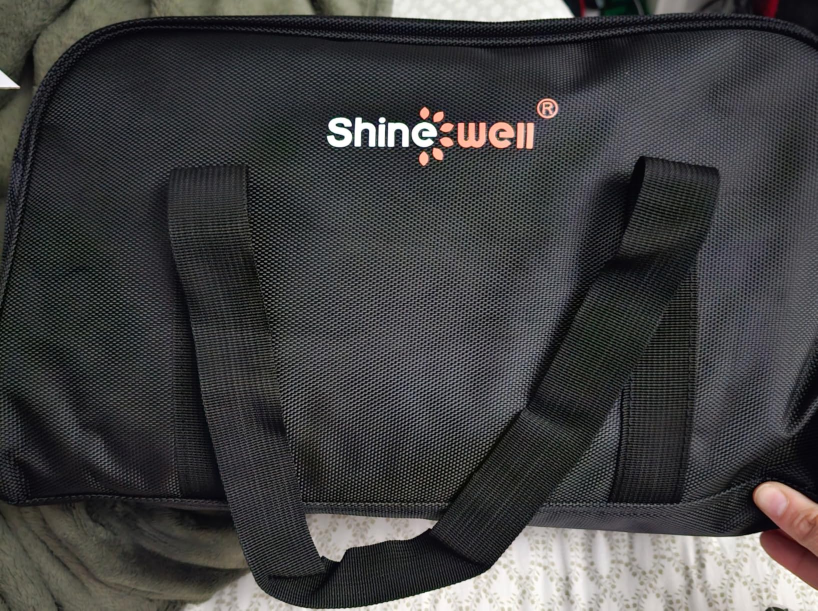 SHINE WELL Air Compression Leg Massager with Heat for Circulation and Pain Relief, Foot Calf & Thigh Recovery Compression Boots customer photo 2