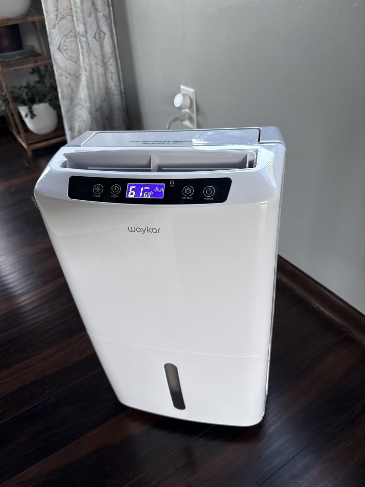 Waykar 80 Pints 5000 Sq. Ft 2025 Energy Star Dehumidifier for Basement | 90° Auto Swing, 30%-80% Humidity Control for home, Continuous drainage support, Whole-House Dehumidification, Auto-defrost customer photo 1