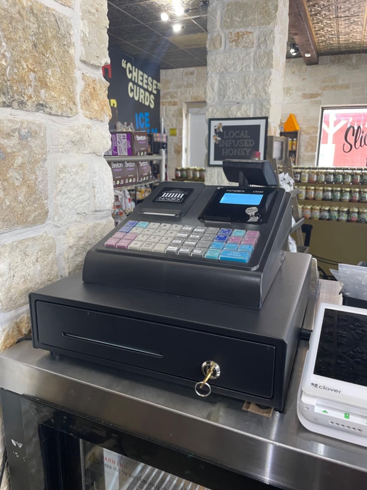 Nadex CR360 Cash Register, 4700 Lookups 50 Dept 50 Clerks, Quick Load Thermal Printer, Compact Size, Cash and Coin Drawer, Black customer photo 2