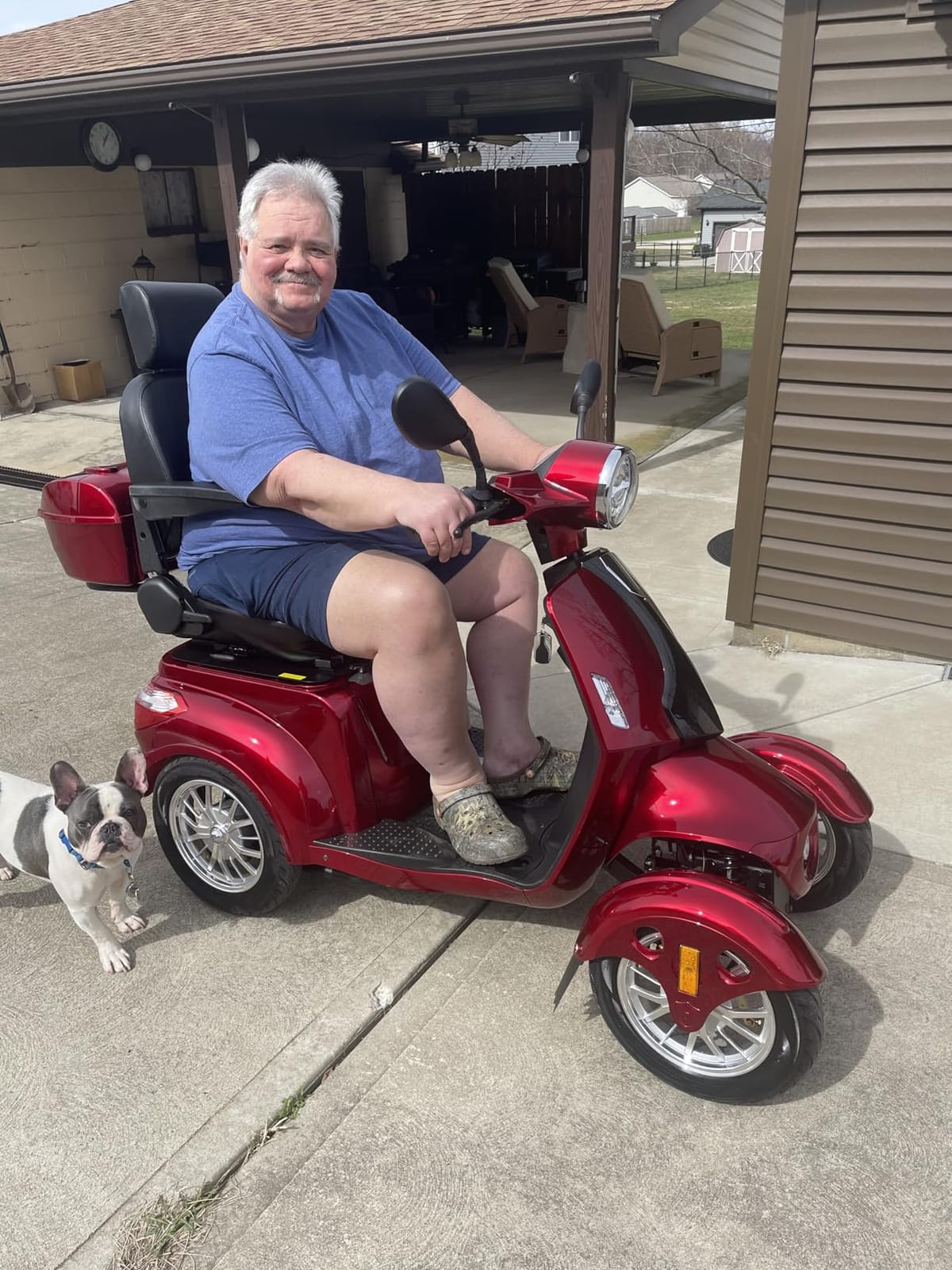 Heavy Duty 4 Wheel Mobility Scooters for Seniors & Adults 500lbs Capacity - Electric Powered Chair - 1000W All Terrain Fast Mobility Scooter for Travel w/Long Range Battery Remote Key customer photo 2