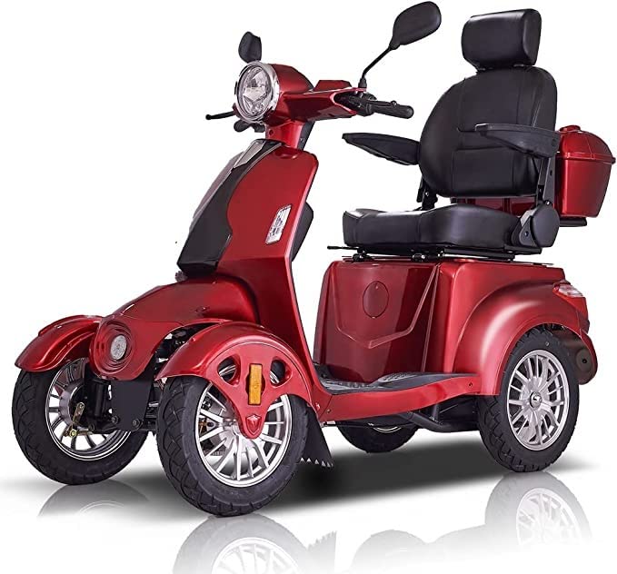 Heavy Duty 3 Wheel Mobility Scooters for Seniors & Adults 500lbs Capacity - Electric Powered Wheelchair Device - 800W All Terrain Fast Mobility Scooter for Outdoor w/Long Range Battery Romote Key customer photo 2