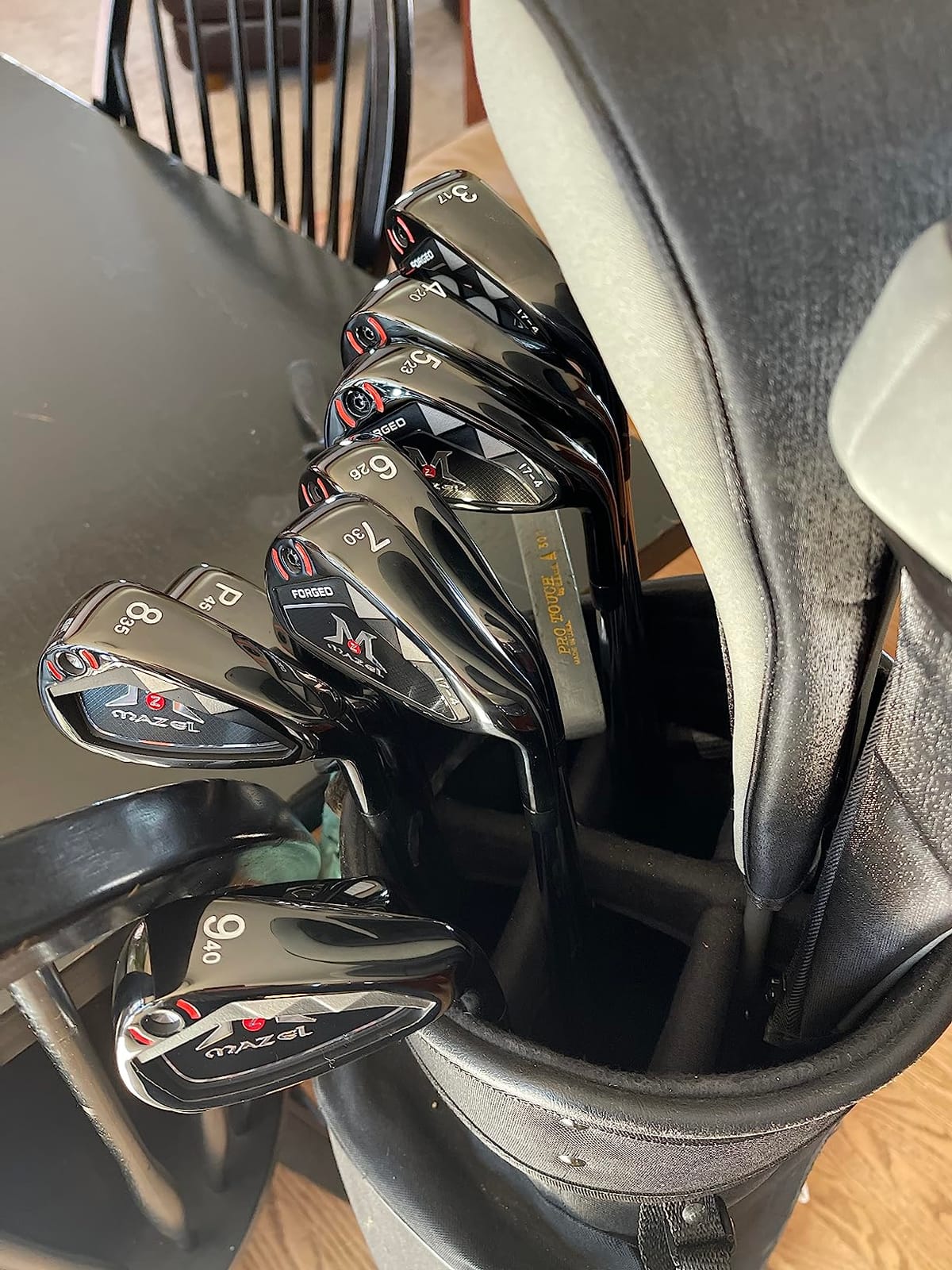 MAZEL Men Golf Iron Set (9PCS) 1-9 with Pitching Wedge and Sand Wedge, Steel Shafts customer photo 1