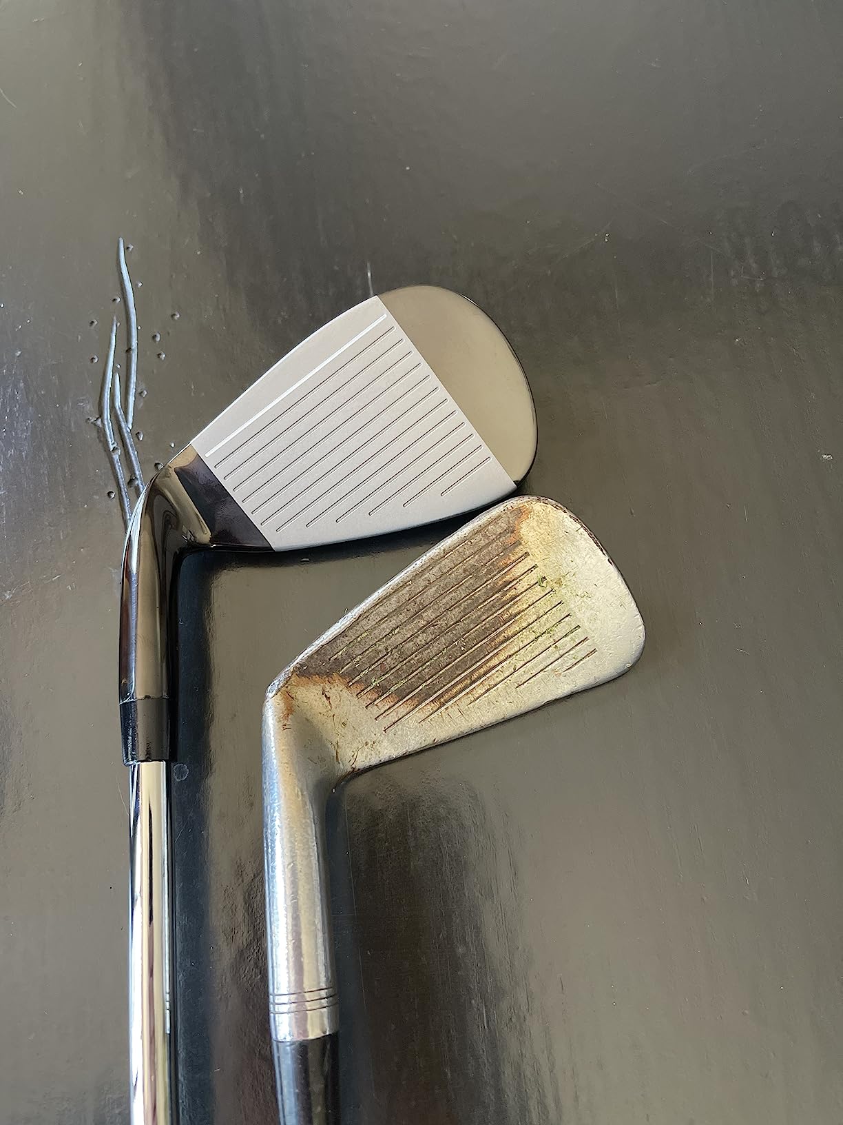 MAZEL Men Golf Iron Set (9PCS) 1-9 with Pitching Wedge and Sand Wedge, Steel Shafts customer photo 2