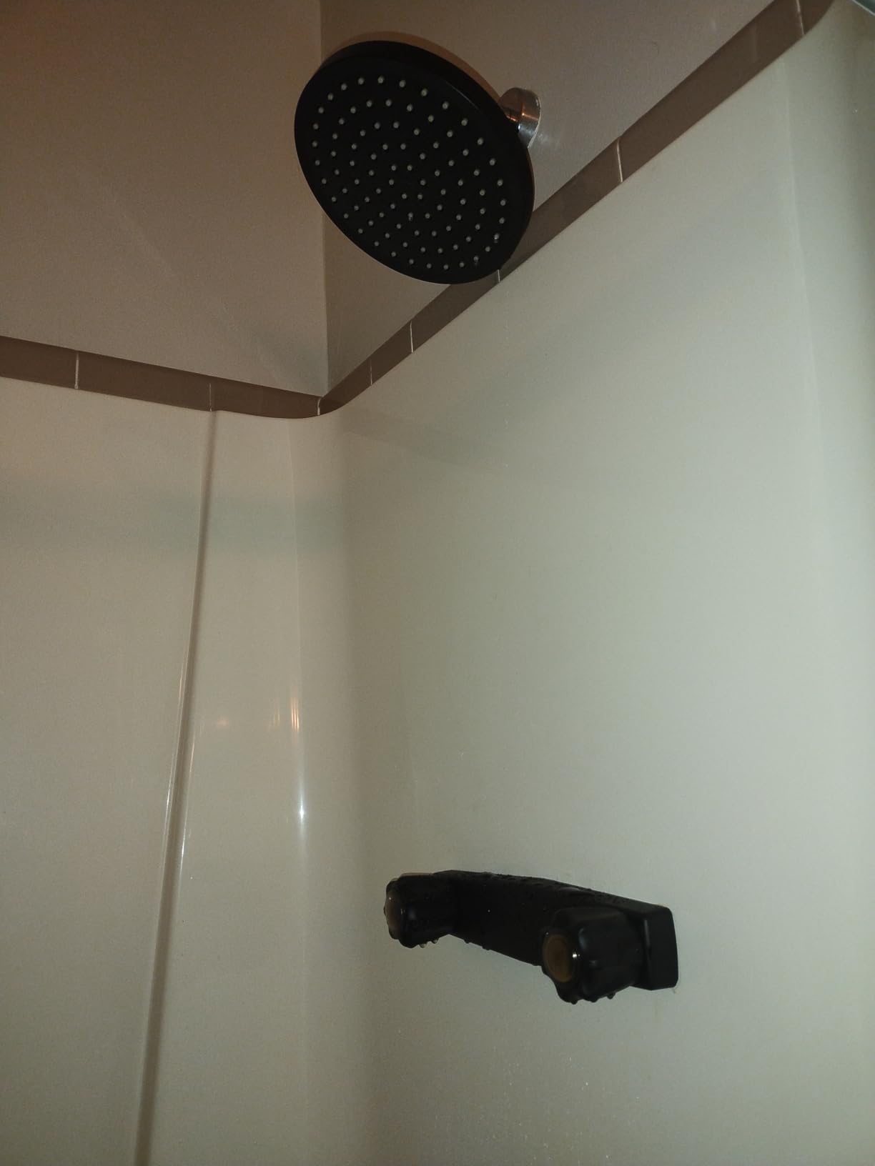 SparkPod Rain Shower Head, 8 Inch Round, Luxury Polished Chrome Finish | High Pressure Shower Heads, 90 Nozzles, Adjustable Showerhead, No Tools Needed, Universal Connection customer photo 1