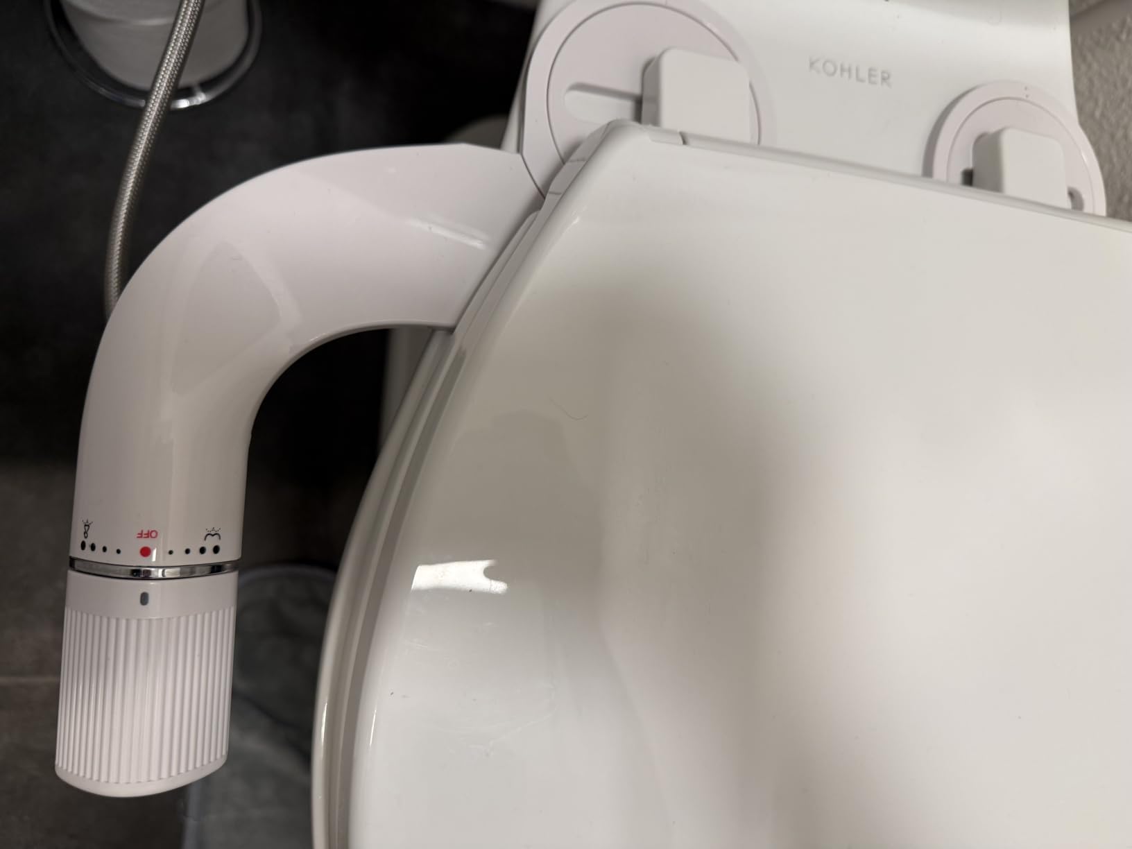 BIGCOW Ultra-Slim Bidet Attachment for Toilet - Dual Nozzle (Frontal & Rear Wash) with Adjustable Cold Water Pressure and Stainless Steel Inlet - Hygienic Solution for Fresh Cleanliness, Silver customer photo 1
