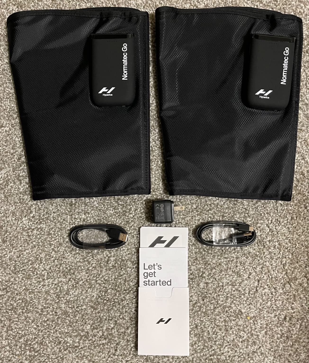 Hyperice Normatec Go Wireless Mobile Dynamic Air Compression Calf Muscles, Portable, Bluetooth Enabled customer photo 2