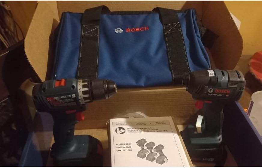 BOSCH GXL18V-27B22 18V Brushless Compact 1/2 In. Cordless Drill Driver and 1/4 In. Hex Impact Driver Combo Kit customer photo 2