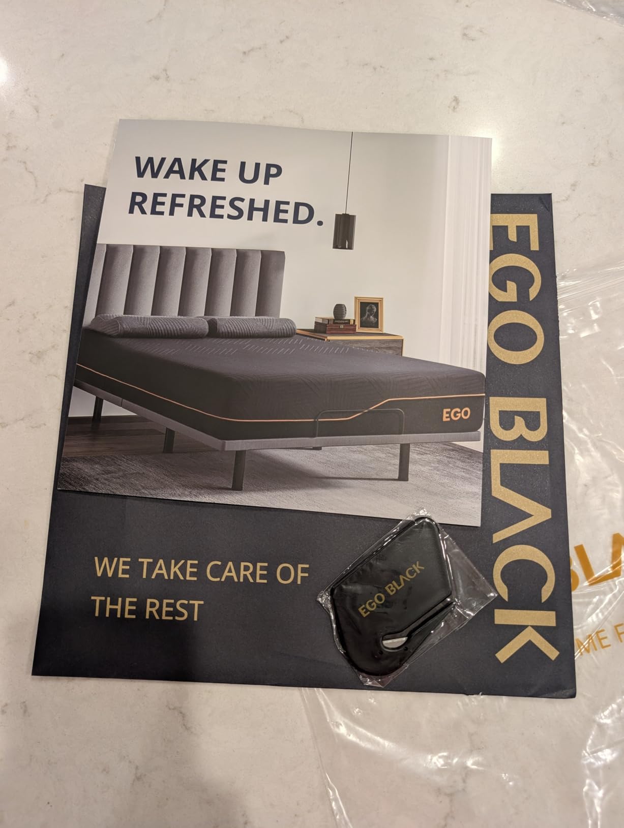 EGOHOME King 14 inch Memory Foam Mattress for Back Pain Relief Medium Firm | Fiberglass Free, Copper Gel Infused, Graphene-Cool-Tech Cover, ICA Endorsed, CertiPUR-US, Motion Isolation, Mattress in a Box customer photo 1