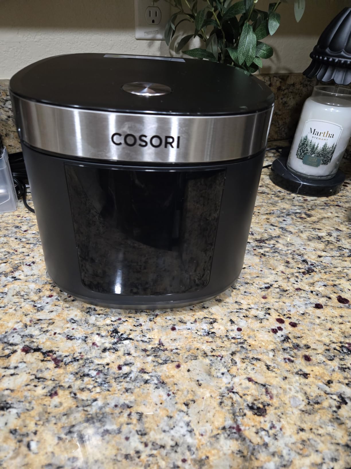 Cosori Rice Cooker 10 Cup, Fuzzy Logic, Ceramic Coating Inner Pot, 18-in-1 | 24H Keep Warm & Delay Timer, Stainless Steel Steamer Basket, Non-stick Ceramic Coating, Saute, Slow Cook, Black customer photo 2