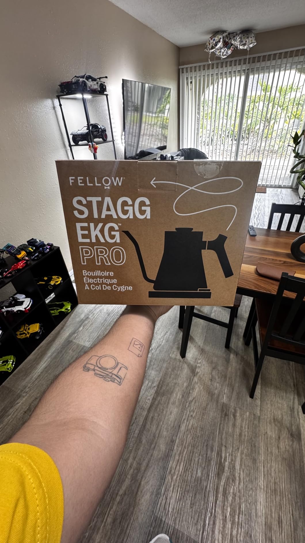 Fellow Stagg EKG Pro Gooseneck Electric Kettle, Brew Timer, 0.9 Liter | To-the-Degree Temp Control, Color LCD, Temp Hold, Stainless Steel, for Pour-Over Coffee & Tea, Matte Black customer photo 1