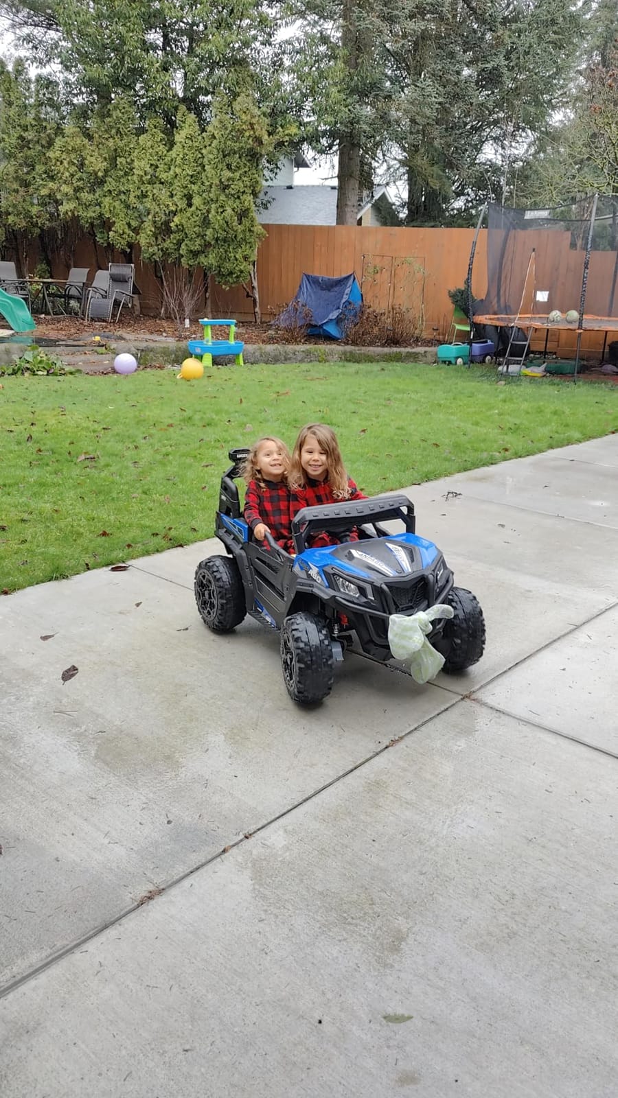 ANPABO 24V Ride On Toys for Kids w/Remote Control, 4WD/2WD Switchable, Blue | 4-point harness, 19