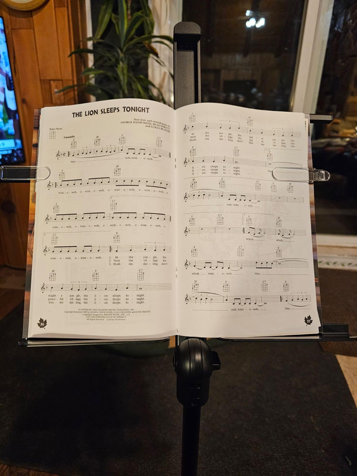 KraftGeek Capsule Music Stand for Sheet Music, 66