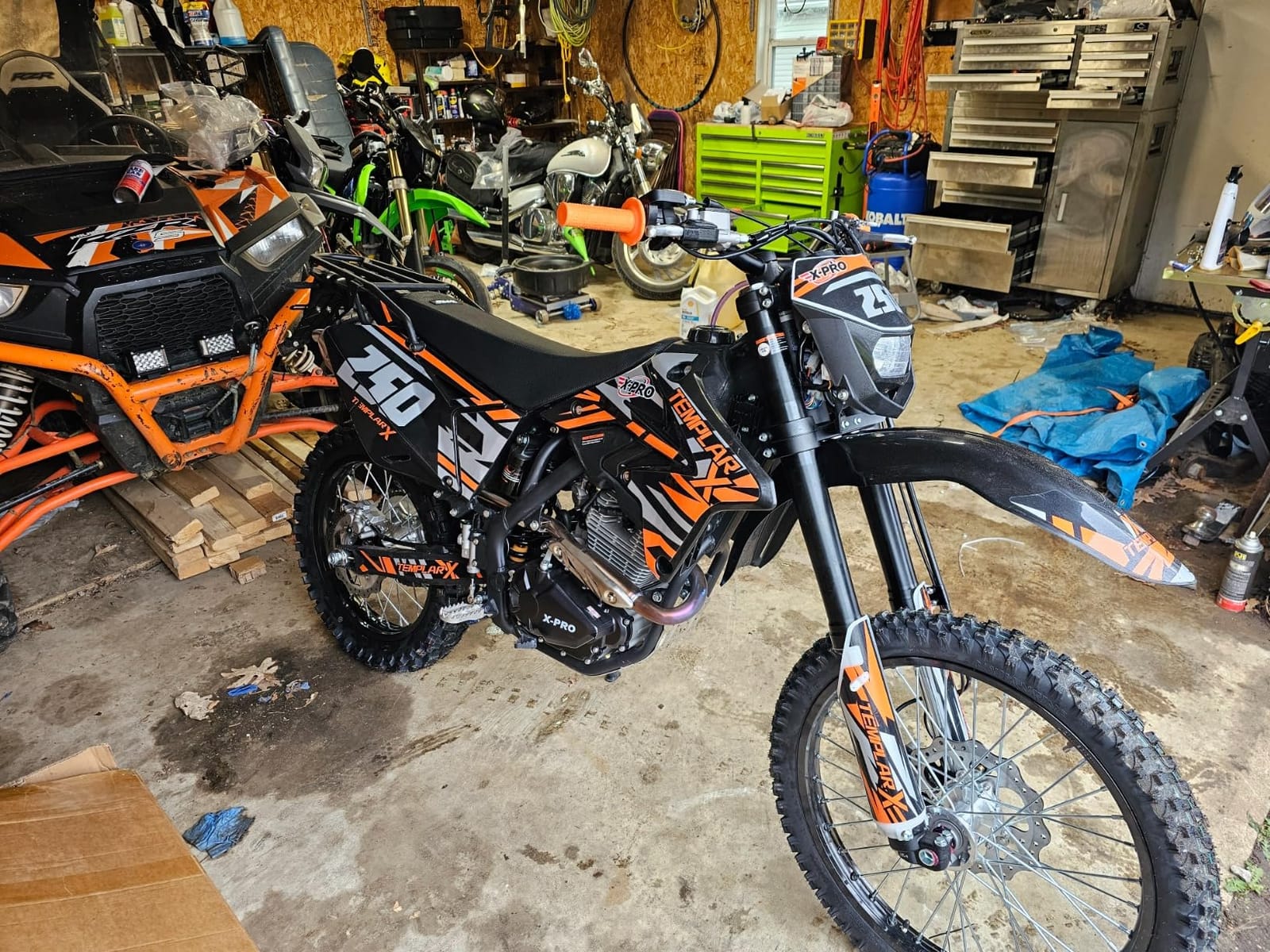 X-PRO Templar X 250cc 6 Speed Dirt Bike with Zongshen Engine Pit Bike Gas Dirt Bikes Adult Pitbike, Big 21