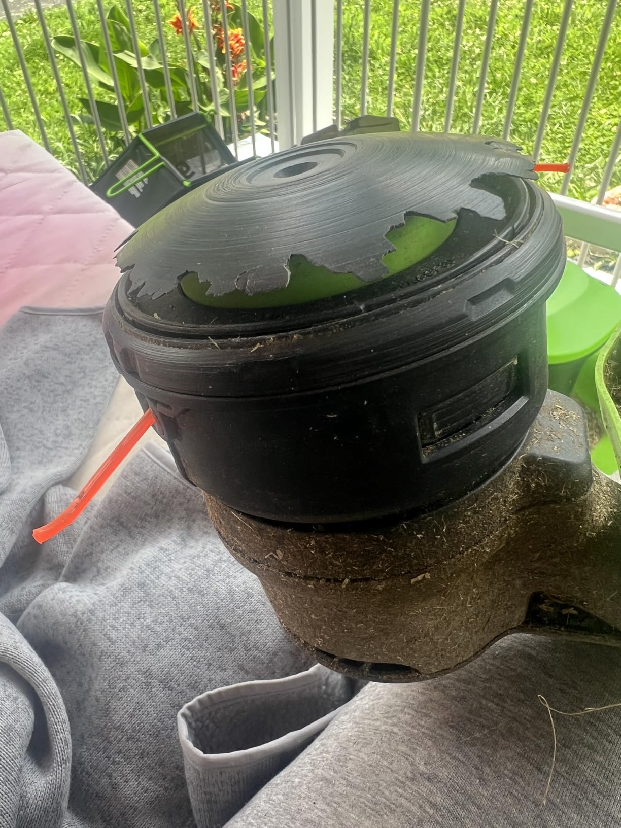 Greenworks 60V 16 in Cordless String Trimmer, 2.5 Ah Battery customer photo 1