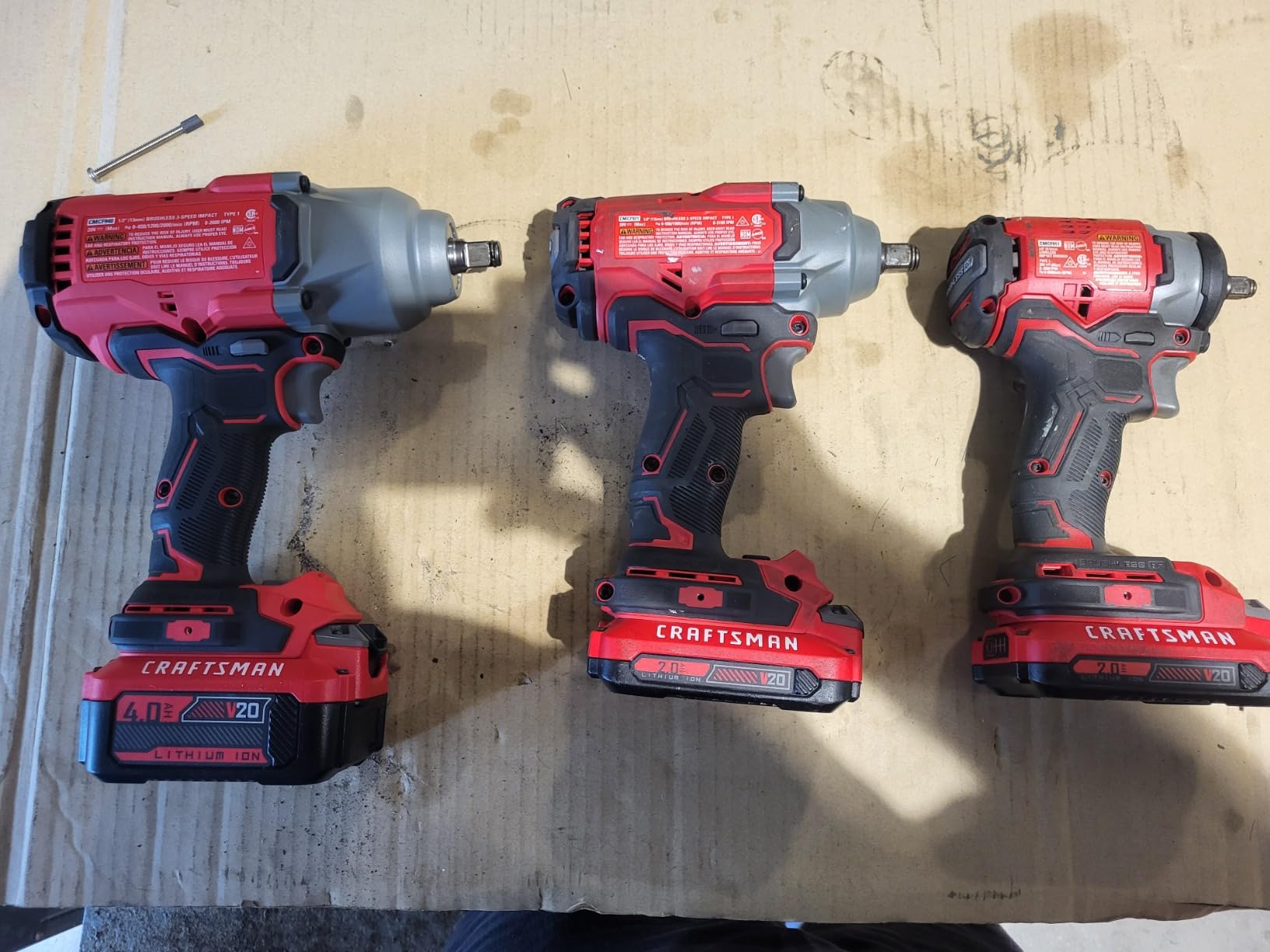 CRAFTSMAN V20 RP Impact Wrench, Cordless, Brushless, High Torque, 1/2 Inch, 4Ah Battery and Charger Included (CMCF940M1) customer photo 1