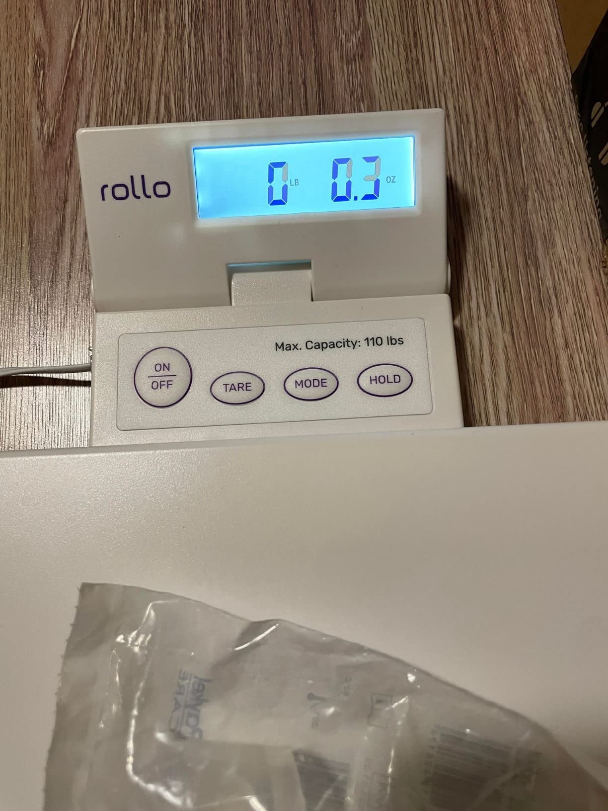 Rollo Shipping Scale for Packages - Digital Postal Scale (110 Lb Max) | Hold and Tare Functions - Includes AC Adapter and 2X AAA Batteries - Weigh Packages and Mail for Shipping Postage customer photo 1