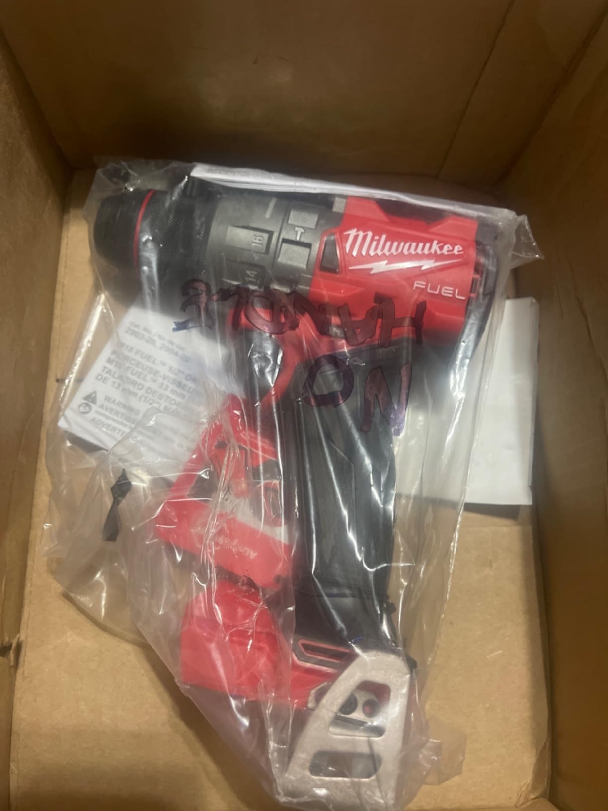 Milwaukee 2903-20 M18 FUEL 18V Lithium-Ion Brushless Cordless 1/2 in. Drill/Driver (Tool-Only) customer photo 2
