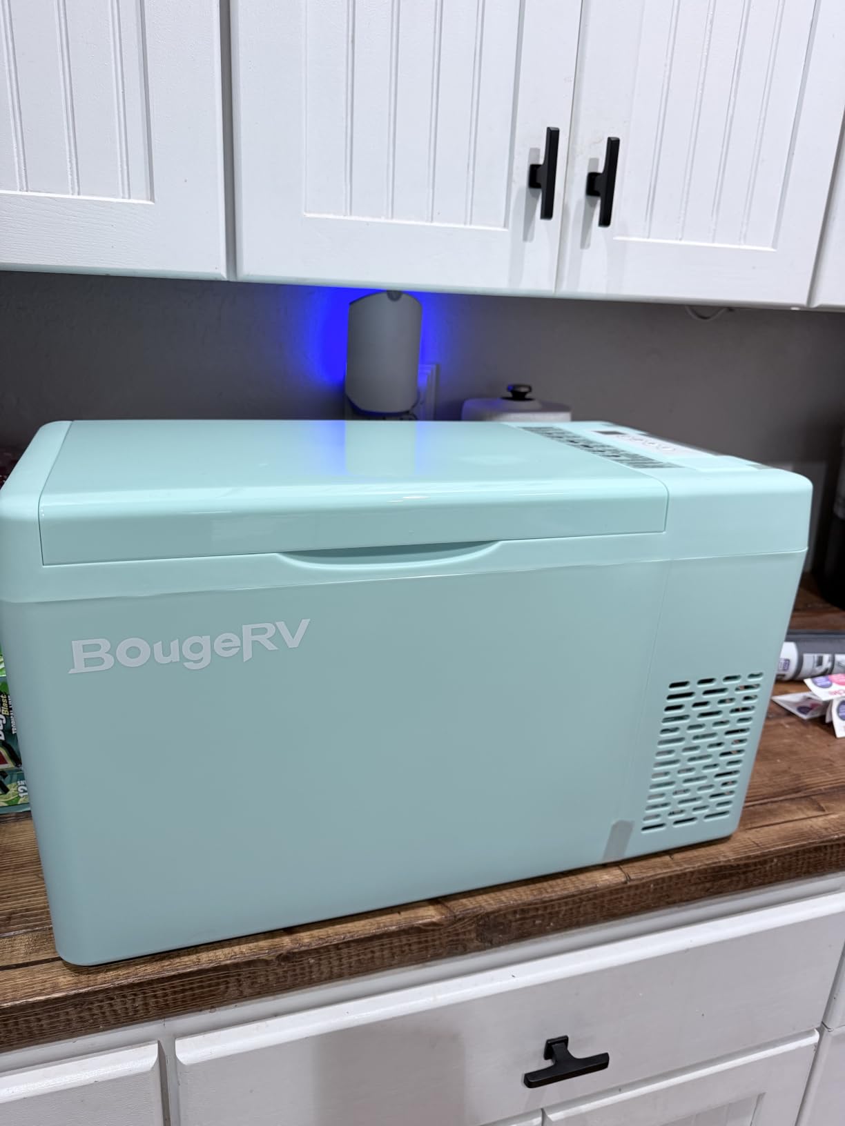 BougeRV 12v refrigerator 23 Quart, -8℉~50℉ Portable Freezer for Car, Black | No Ice Needed, Use as Fridge or Freezer, Fast 15-Min Cool to 32°F, 12/24V DC, 110V AC, Electric Cooler for Camping, Road Trip customer photo 1