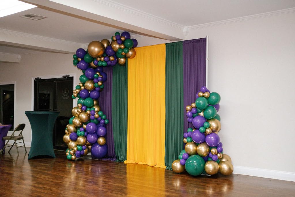 EMART 10x10ft Heavy Duty Backdrop Stand Frame with Adjustable Pipe | Adjustable Pipe and Drape Stand, Photo Booth Frame for Wedding, Party, Birthday and Festival Decorations customer photo 2