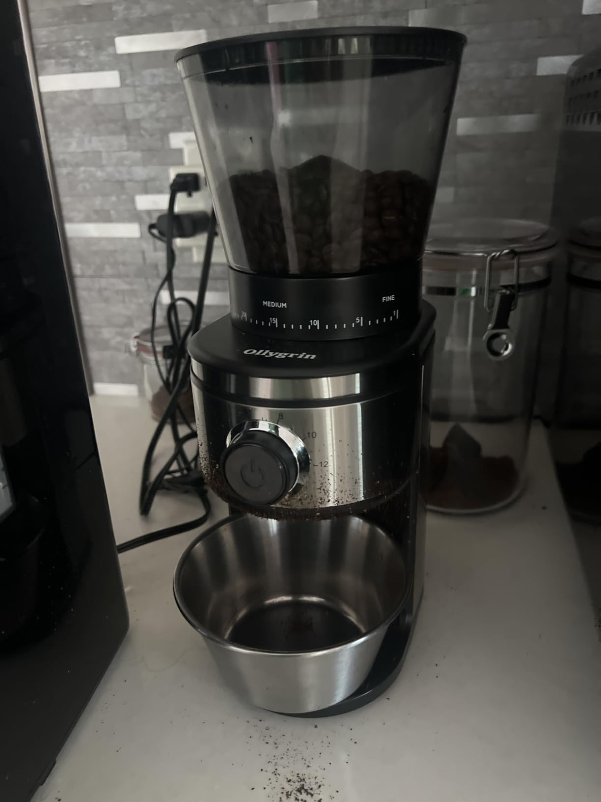 Ollygrin Burr Coffee Grinder, Electric Conical Coffee Bean Grinder With 30 Adjustable Grind Settings For 2-12 Cups customer photo 1